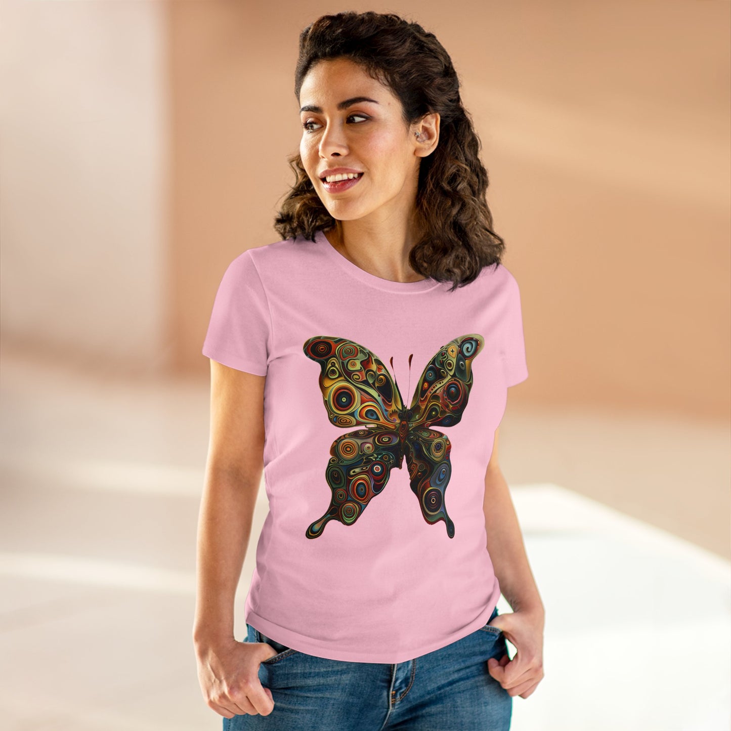 Butterfly - Women's Midweight Cotton Tee