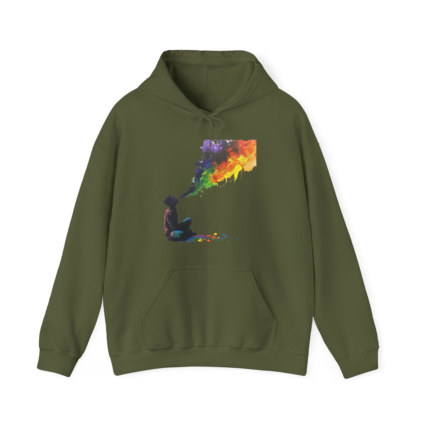 Rainbow Breath - Unisex Heavy Blend™ Hooded Sweatshirt