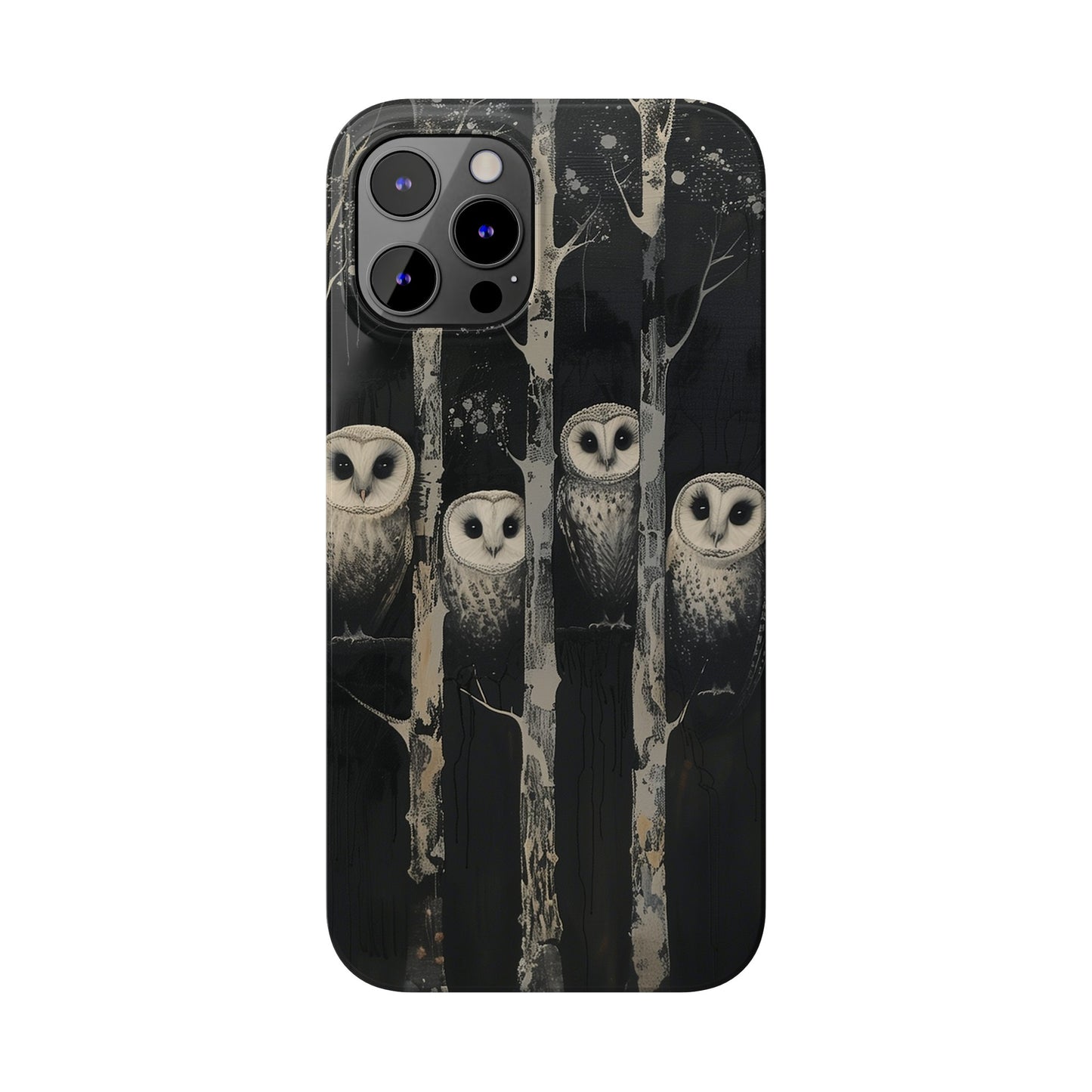 Owls at Night Phone Case