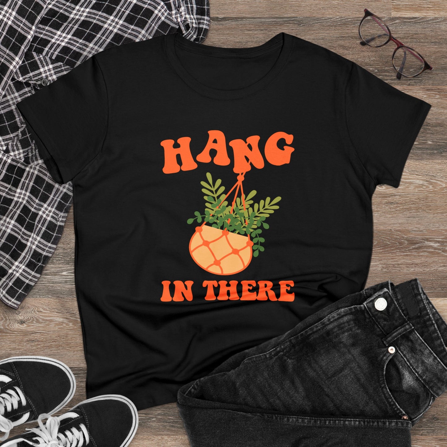 Hang In There - Gardening - Women's Midweight Cotton Tee