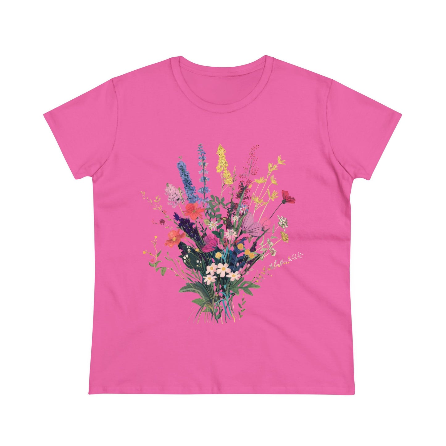 Wildflowers - Women's Midweight Cotton Tee