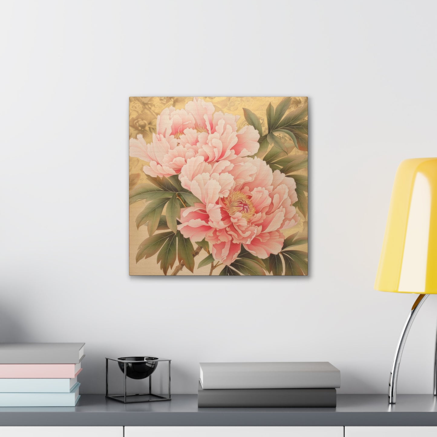 Peony - Canvas Stretched, 0.75"