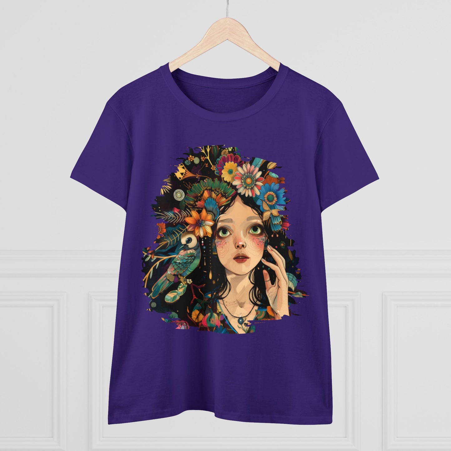 Flower Girl - Women's Midweight Cotton Tee