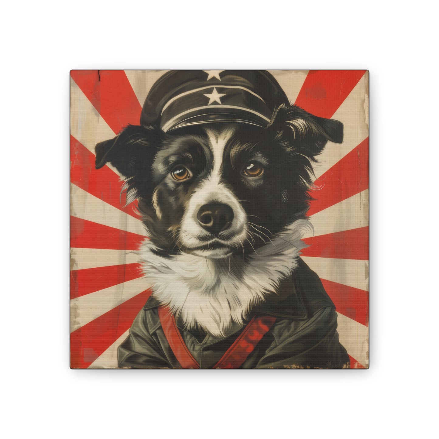 Comrade Canine - Canvas Stretched, 0.75"