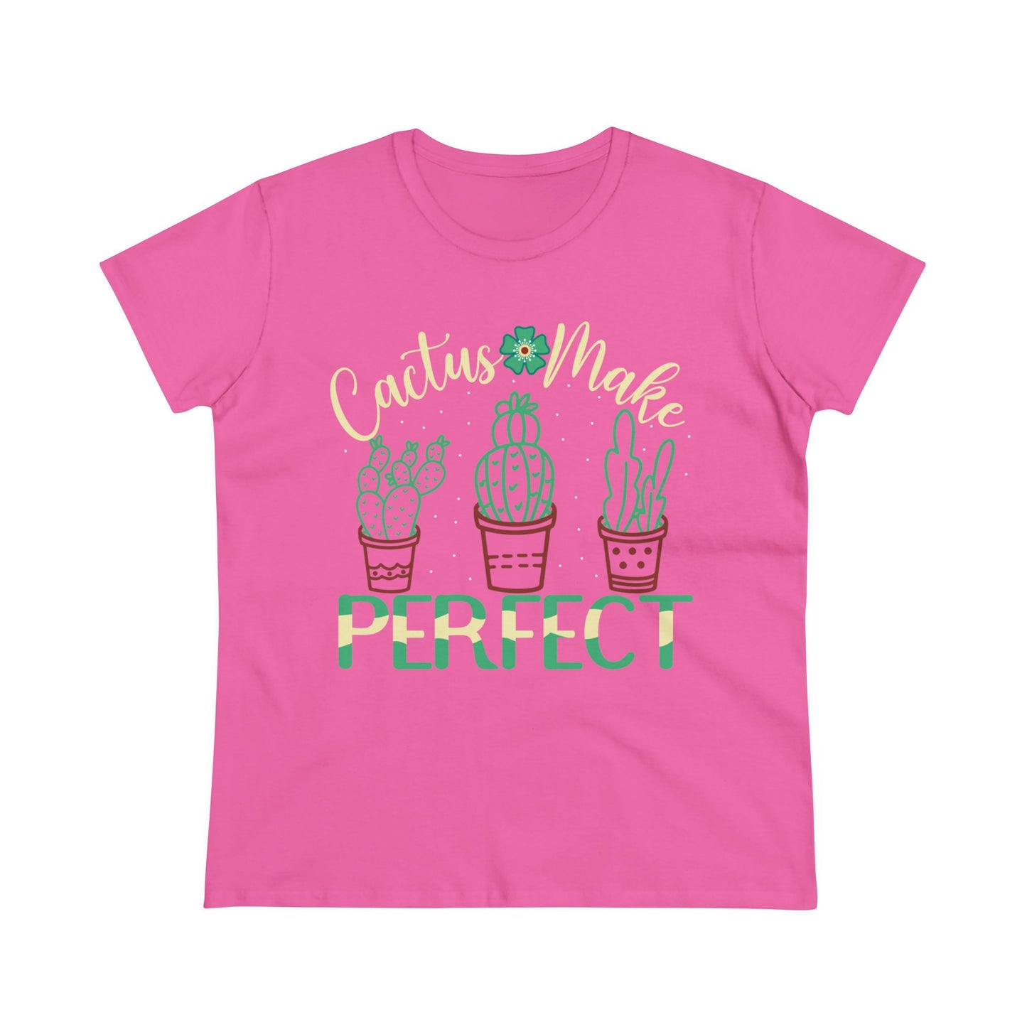 Cactus Makes Perfect - Gardening - Women's Midweight Cotton Tee