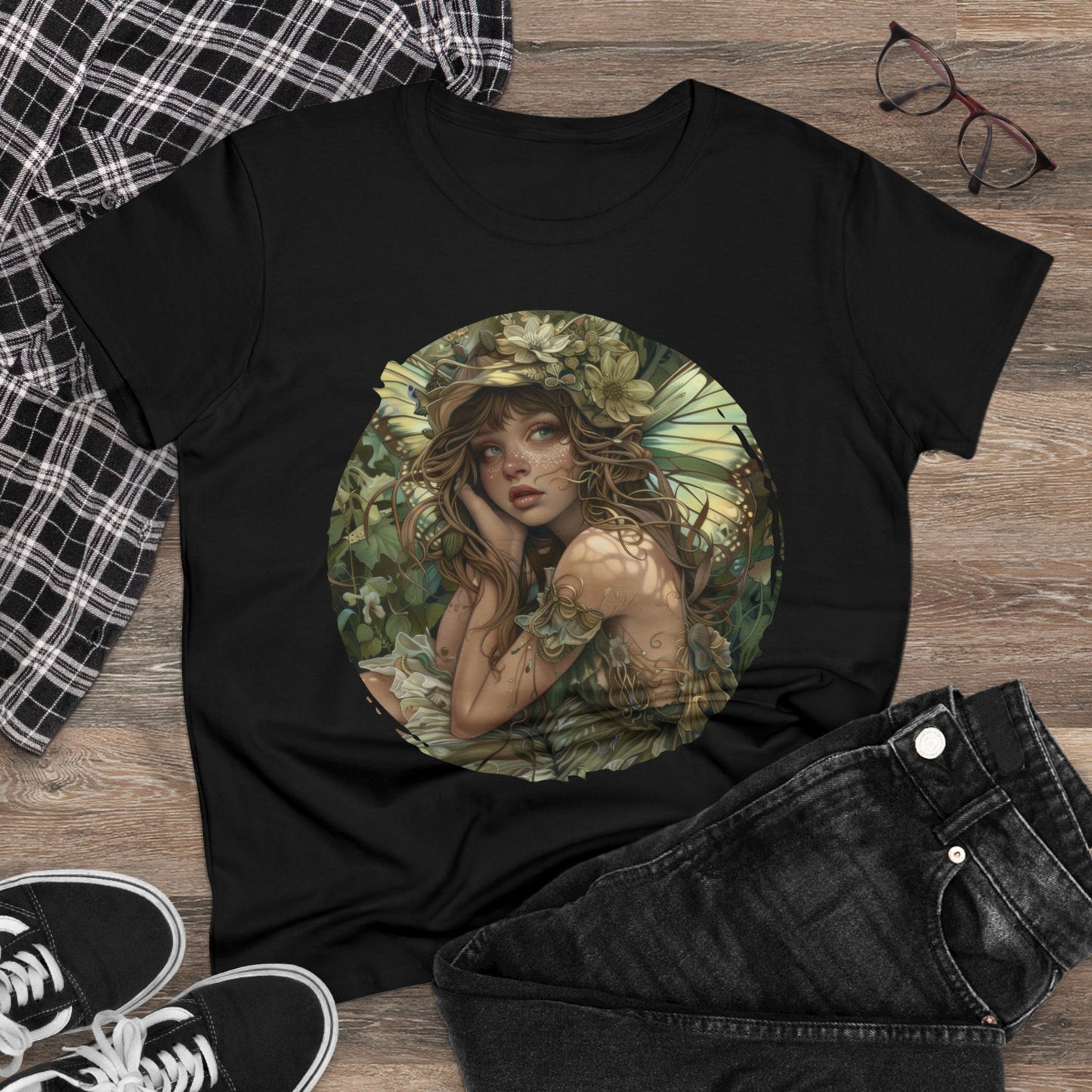 Fairy - Fantasy - Women's Midweight Cotton Tee