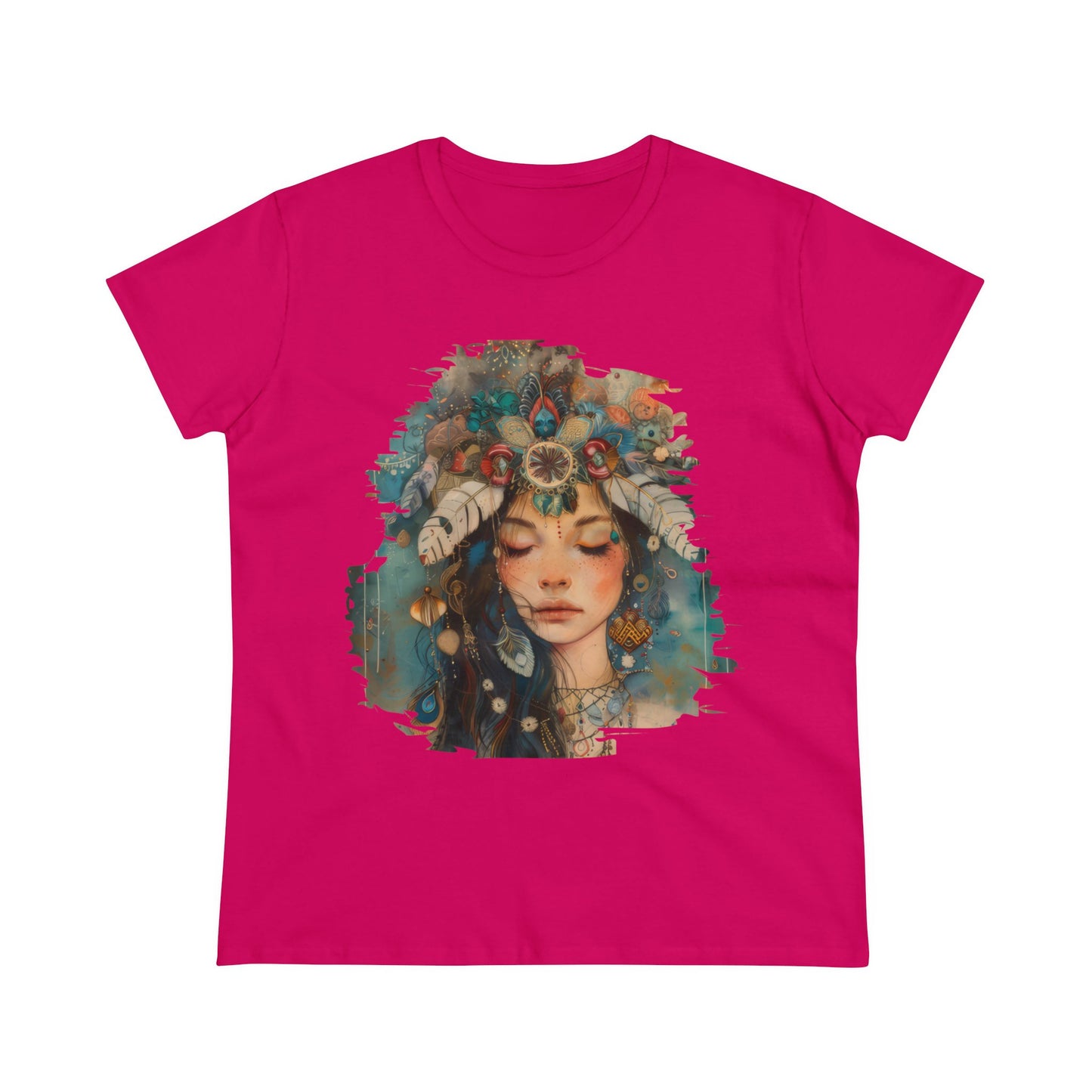 EW - Flowers - Women's Midweight Cotton Tee