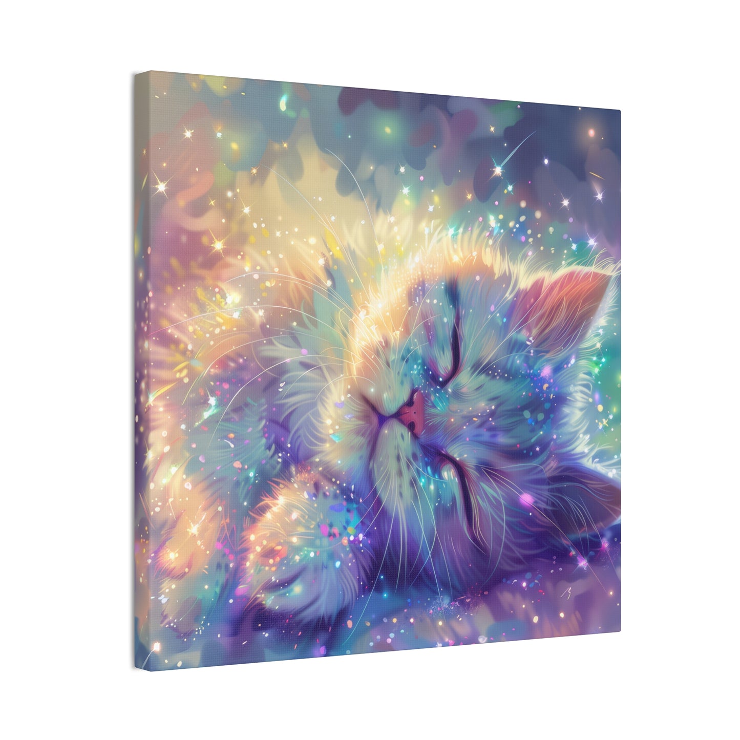 Sparkly Kitties - Canvas Stretched, 0.75"