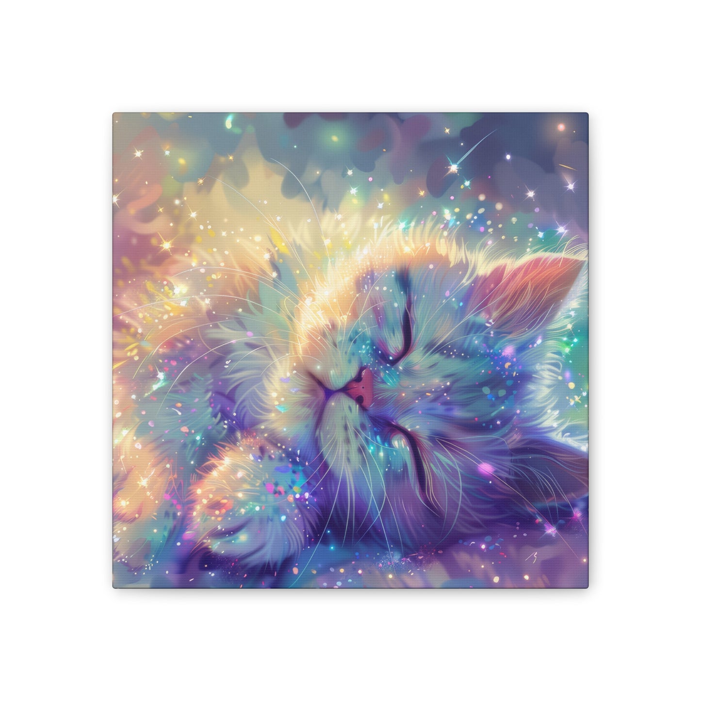 Sparkly Kitties - Canvas Stretched, 0.75"