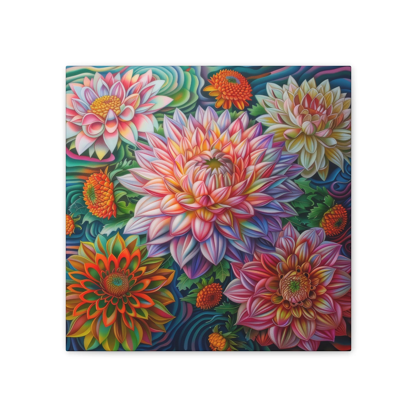 Flowers - Canvas Stretched, 0.75"