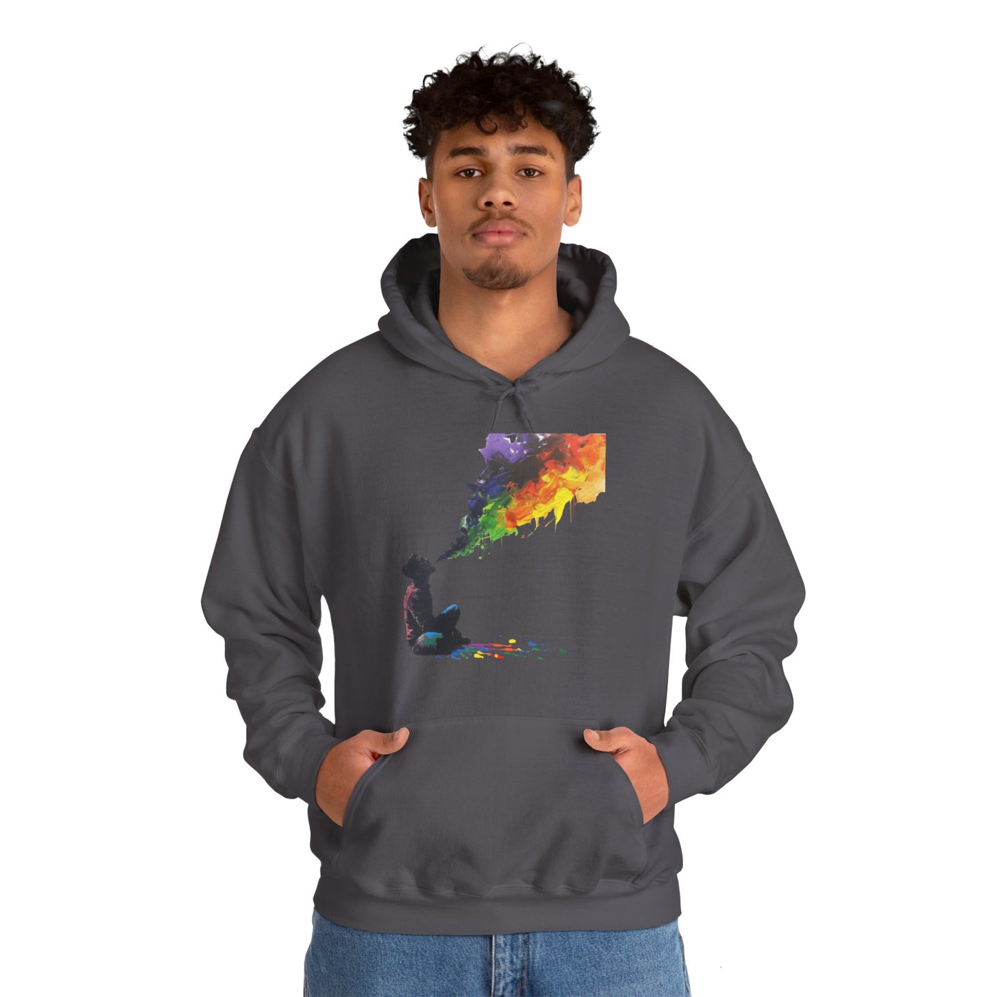 Rainbow Breath - Unisex Heavy Blend™ Hooded Sweatshirt