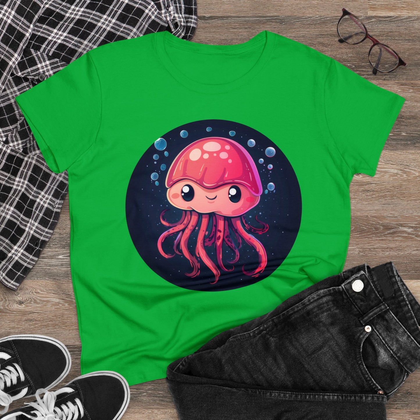 Jellyfish - Women's Midweight Cotton Tee