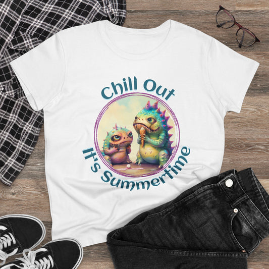 Chill Out for Summer - Women's Midweight Cotton Tee