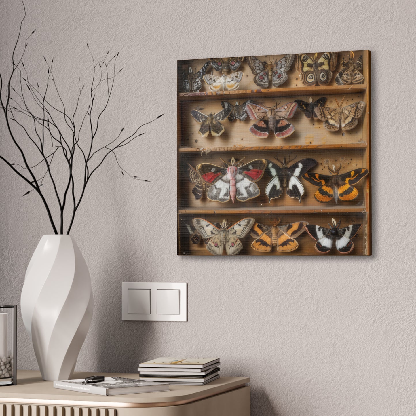 Moth Collection - Canvas Stretched, 0.75"