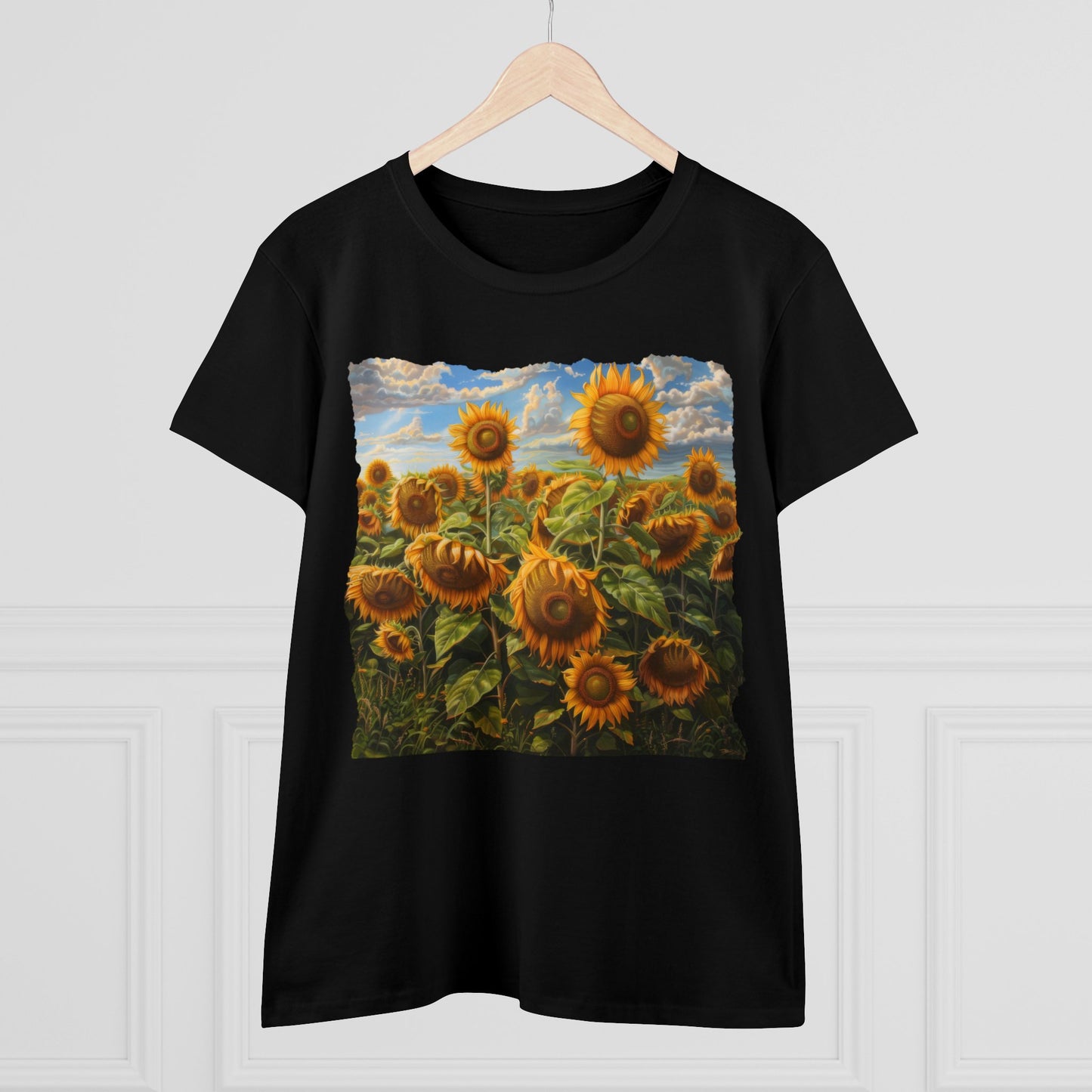 Sunflowers - Women's Midweight Cotton Tee