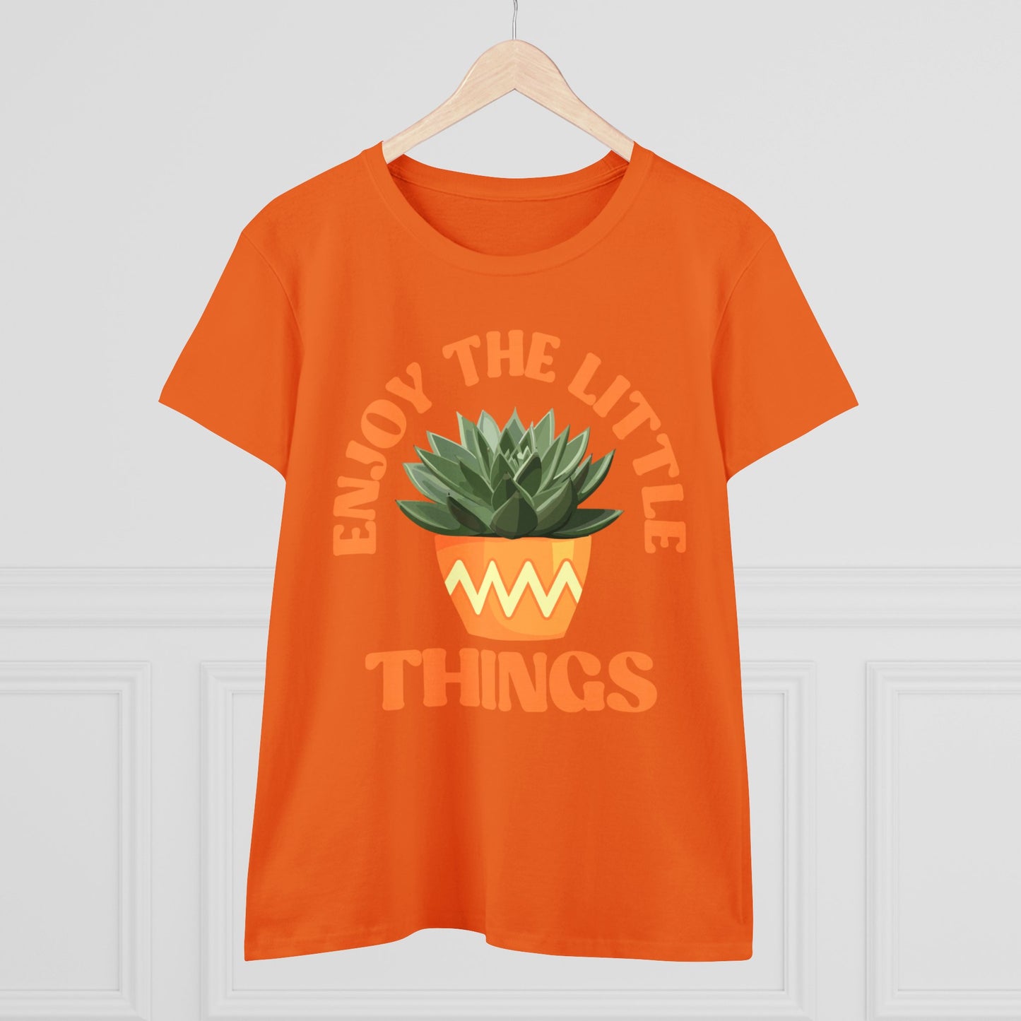 Enjoy the Little Things - Gardening - Women's Midweight Cotton Tee