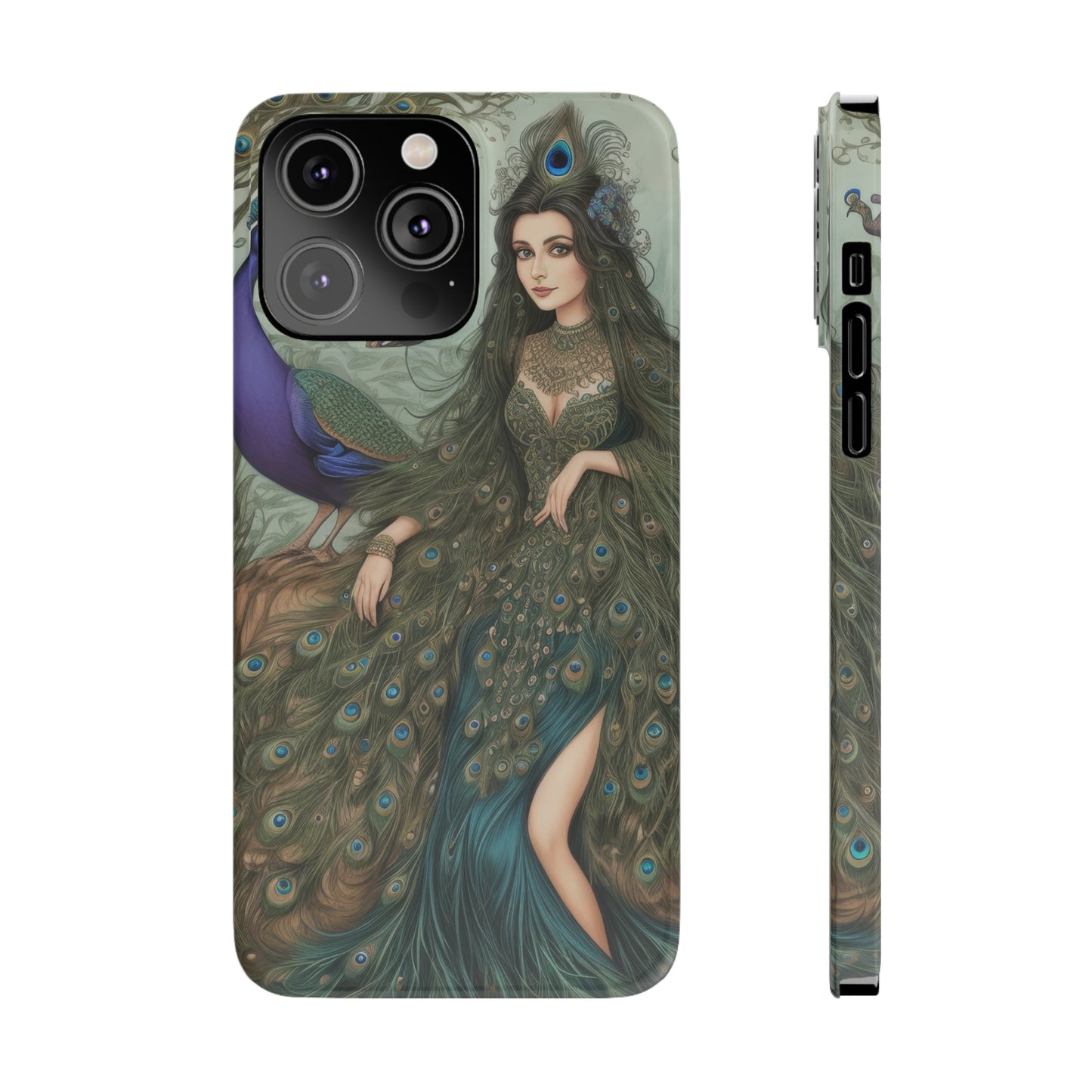 Peacock Witch - Phone Case