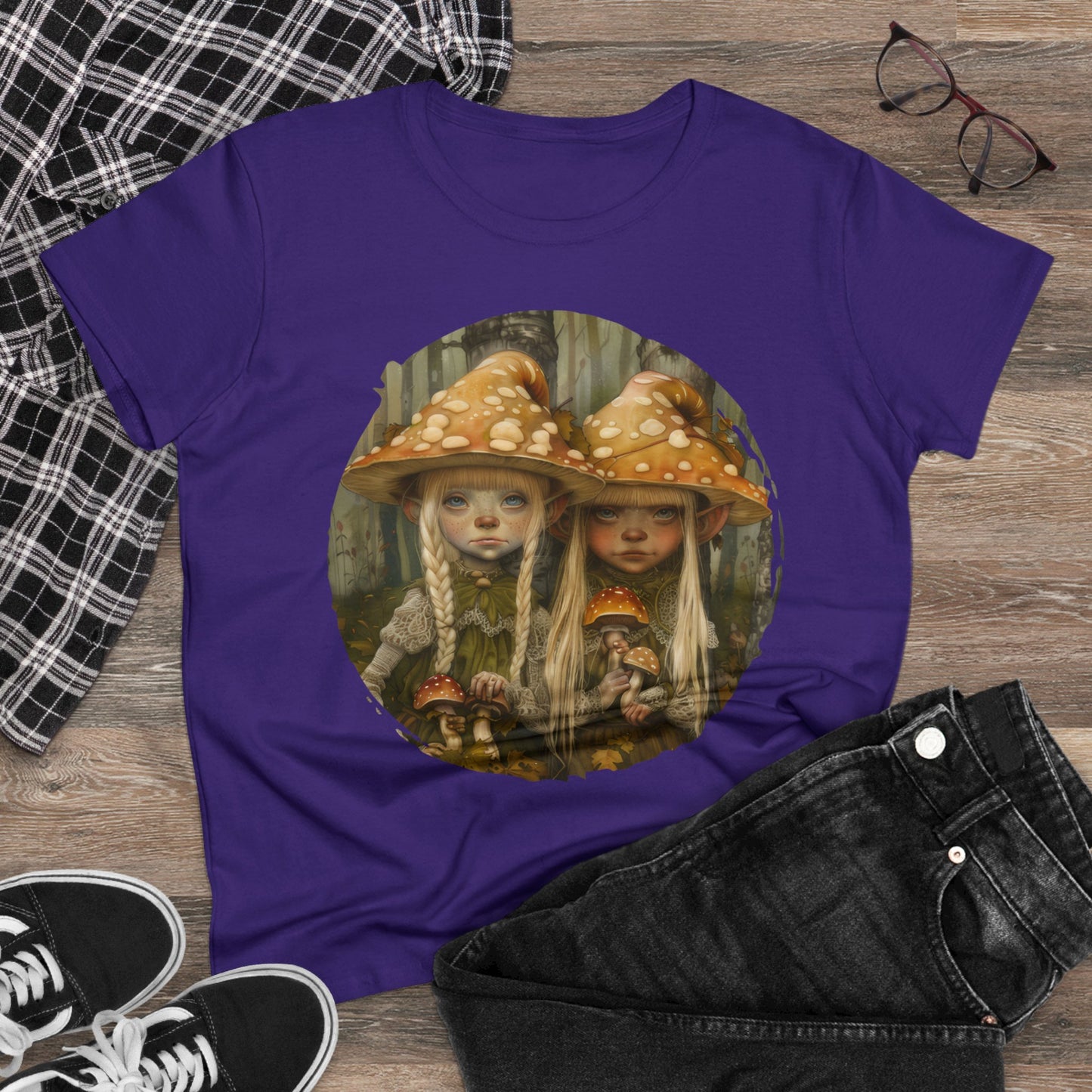 Elves - Fantasy - Women's Midweight Cotton Tee