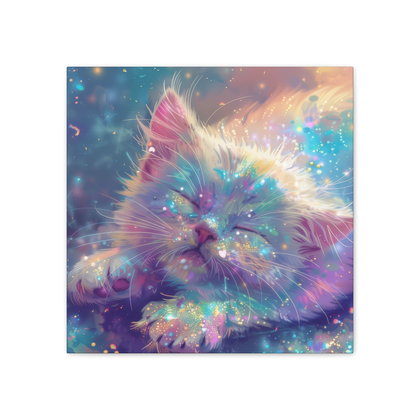 Sparkly Kitties - Canvas Stretched, 0.75"