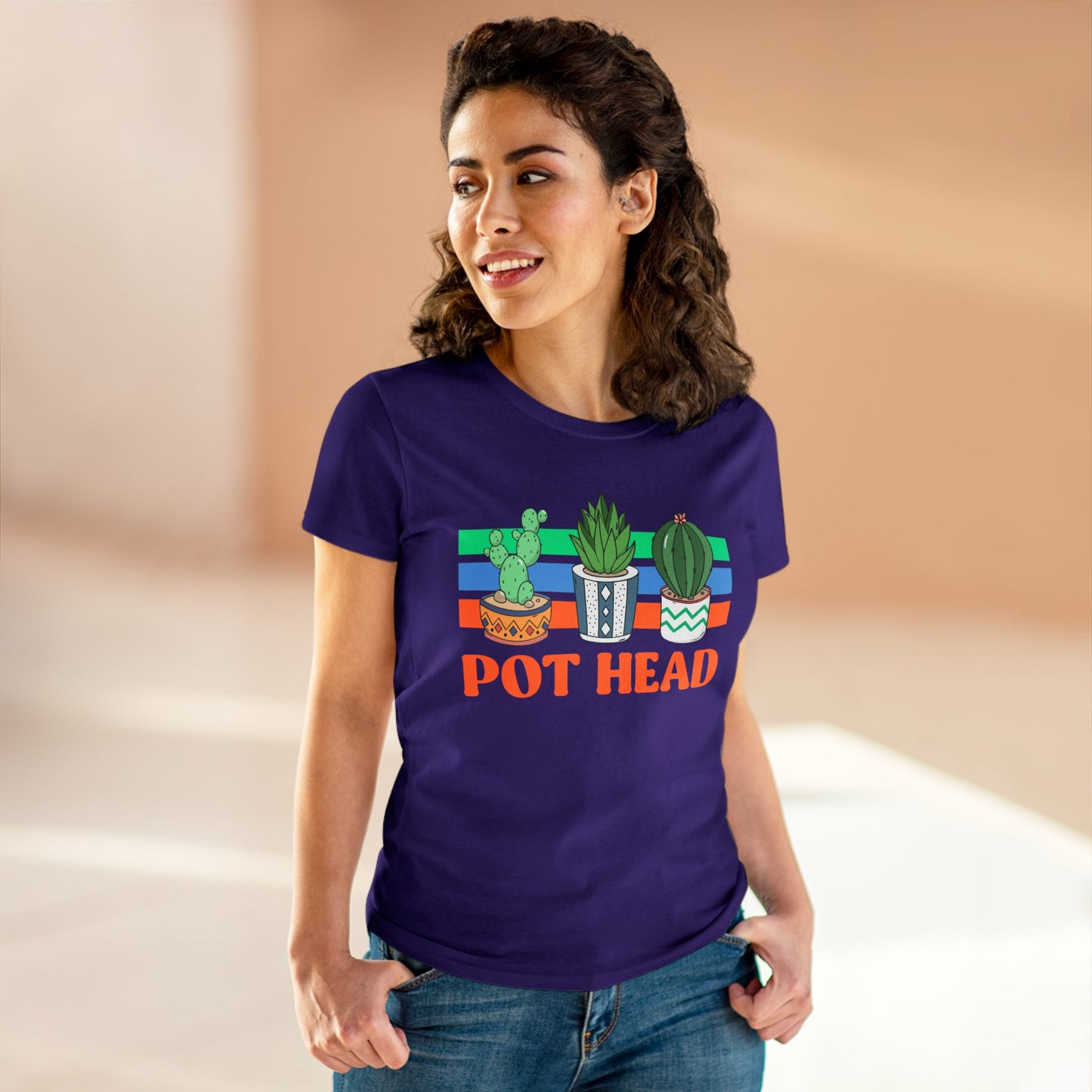 Pot Head - Gardening - Women's Midweight Cotton Tee