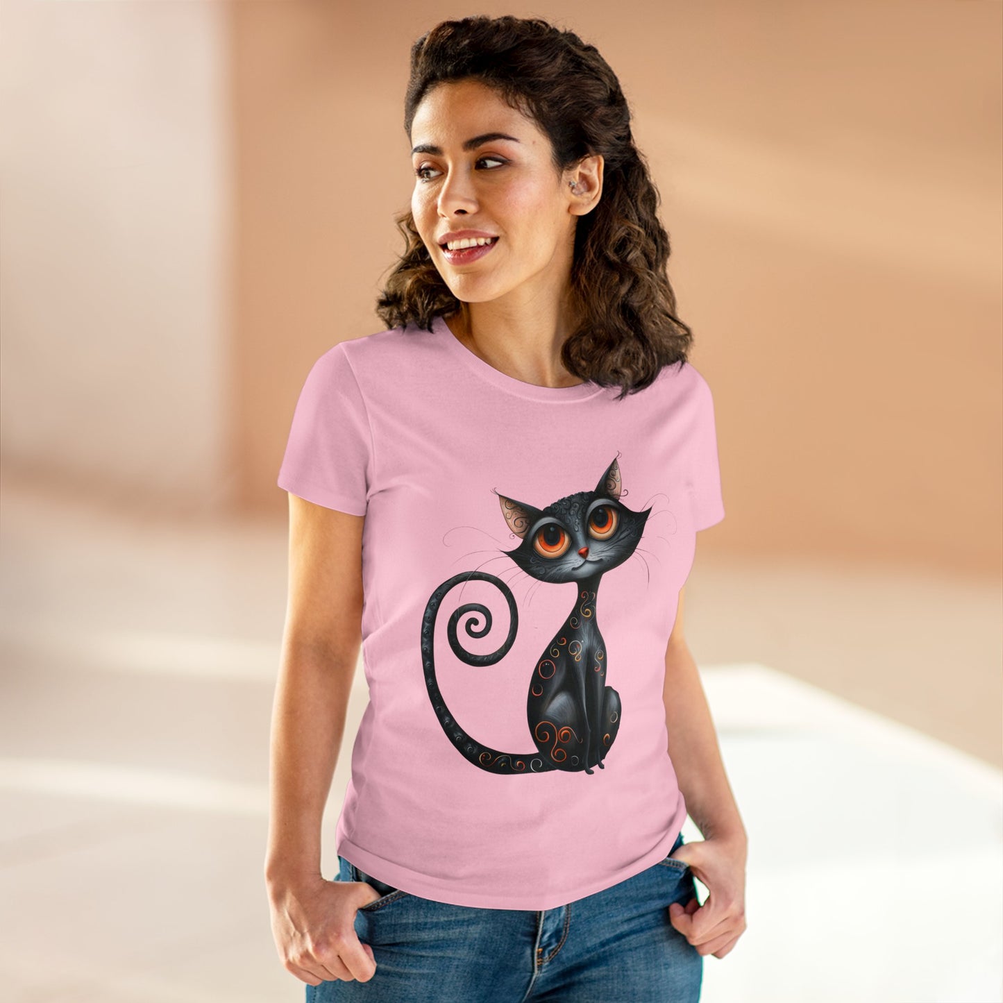 Pretty Kitty - Women's Midweight Cotton Tee