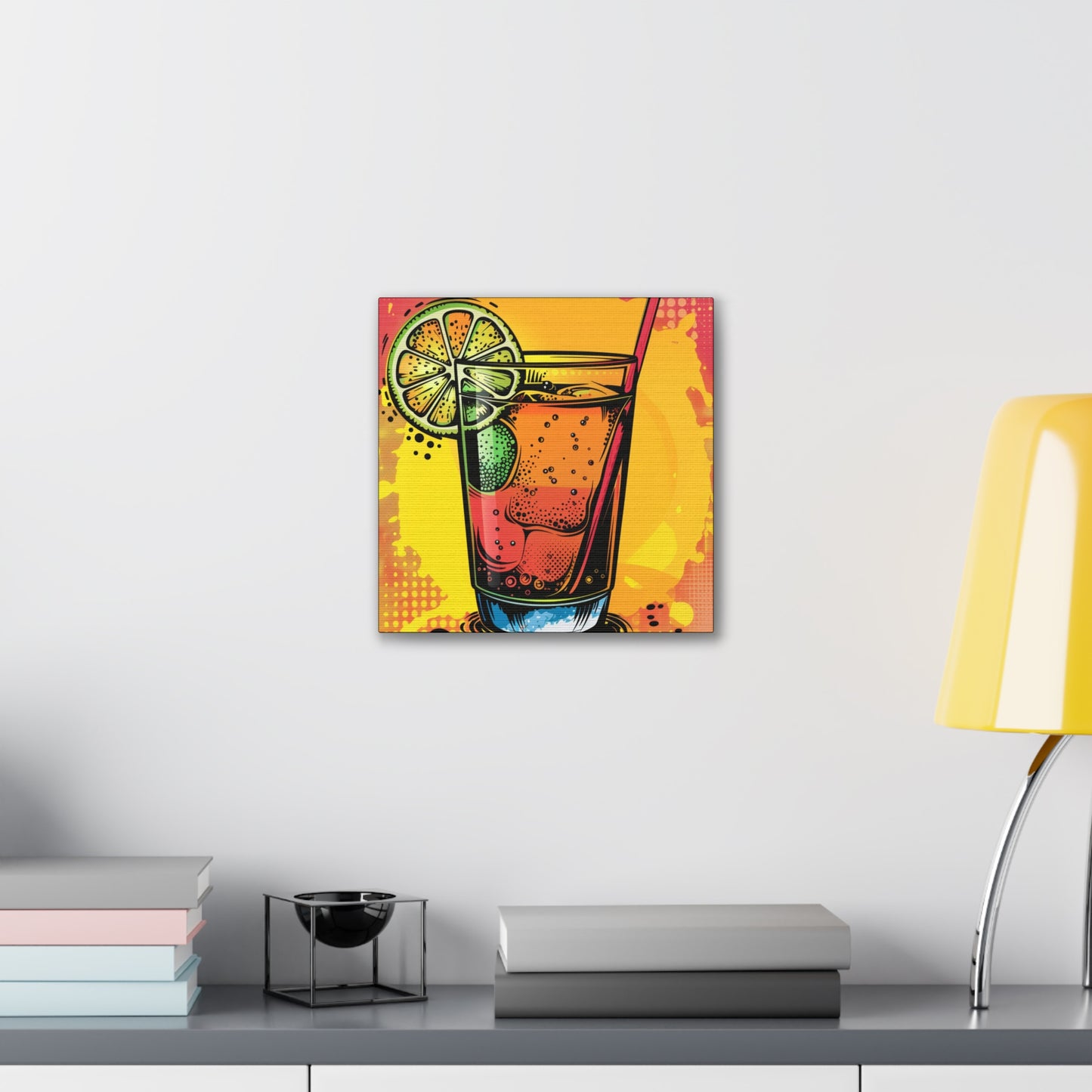 Summer Drinks - Canvas Stretched, 0.75"