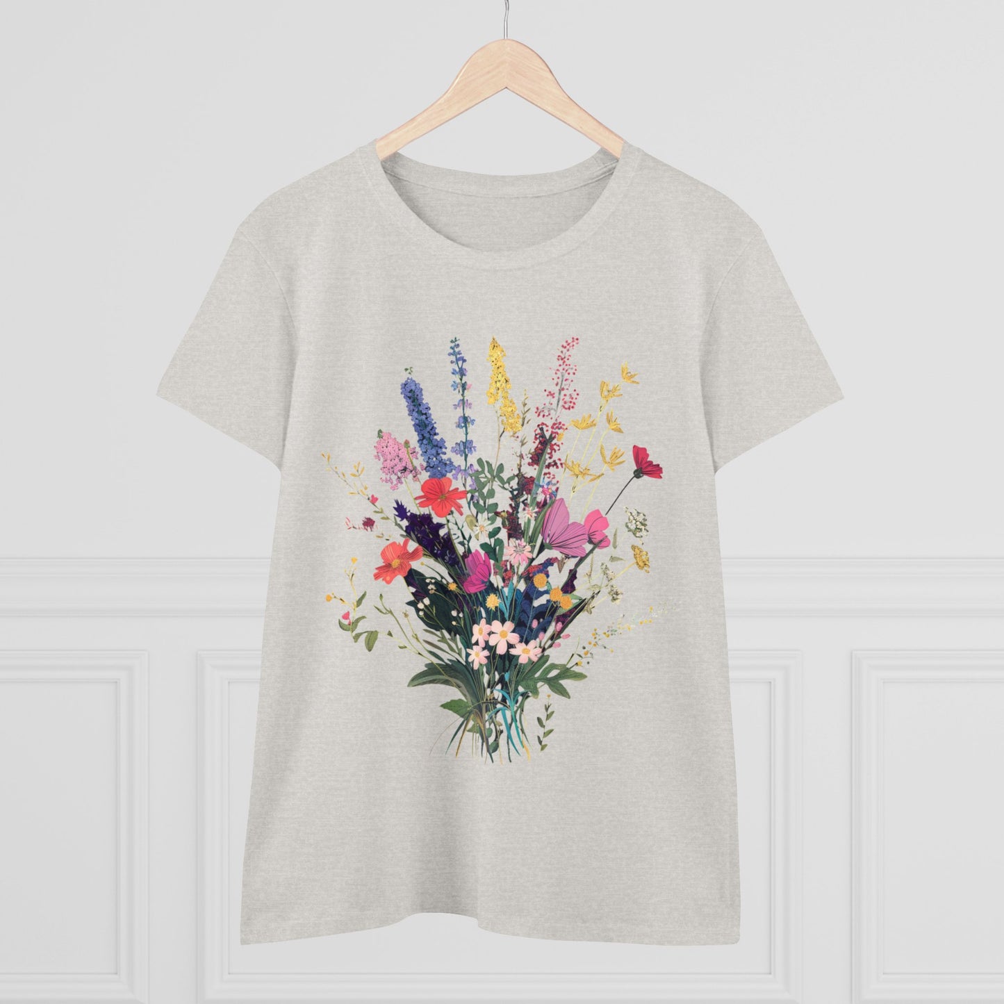 Wildflowers - Women's Midweight Cotton Tee