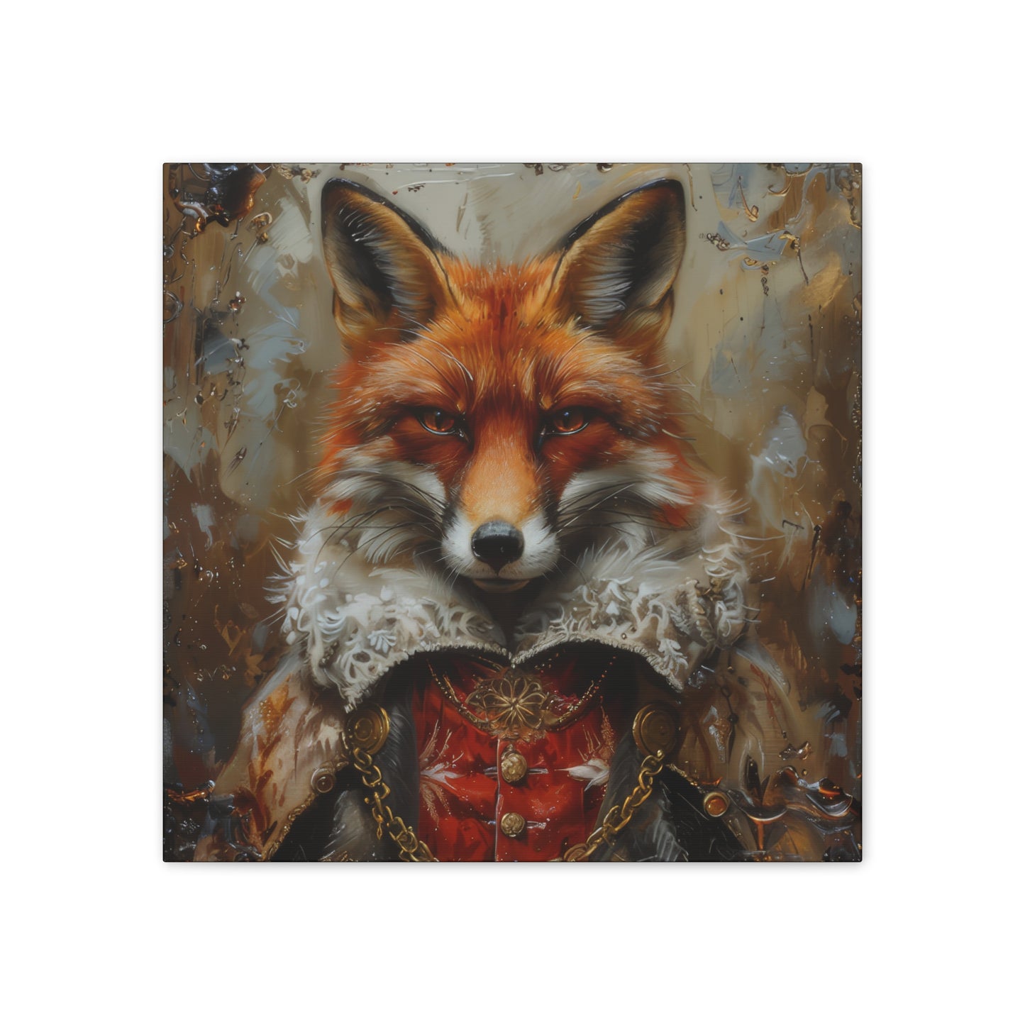 General Fox - Canvas Stretched, 0.75"