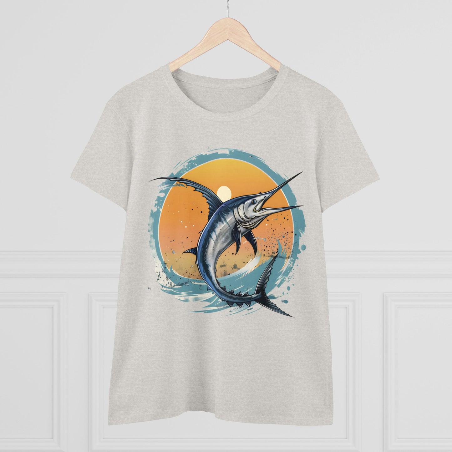 Marlin - Women's Midweight Cotton Tee