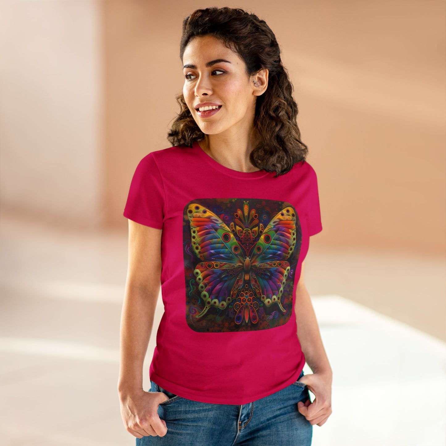 Butterfly - Women's Midweight Cotton Tee