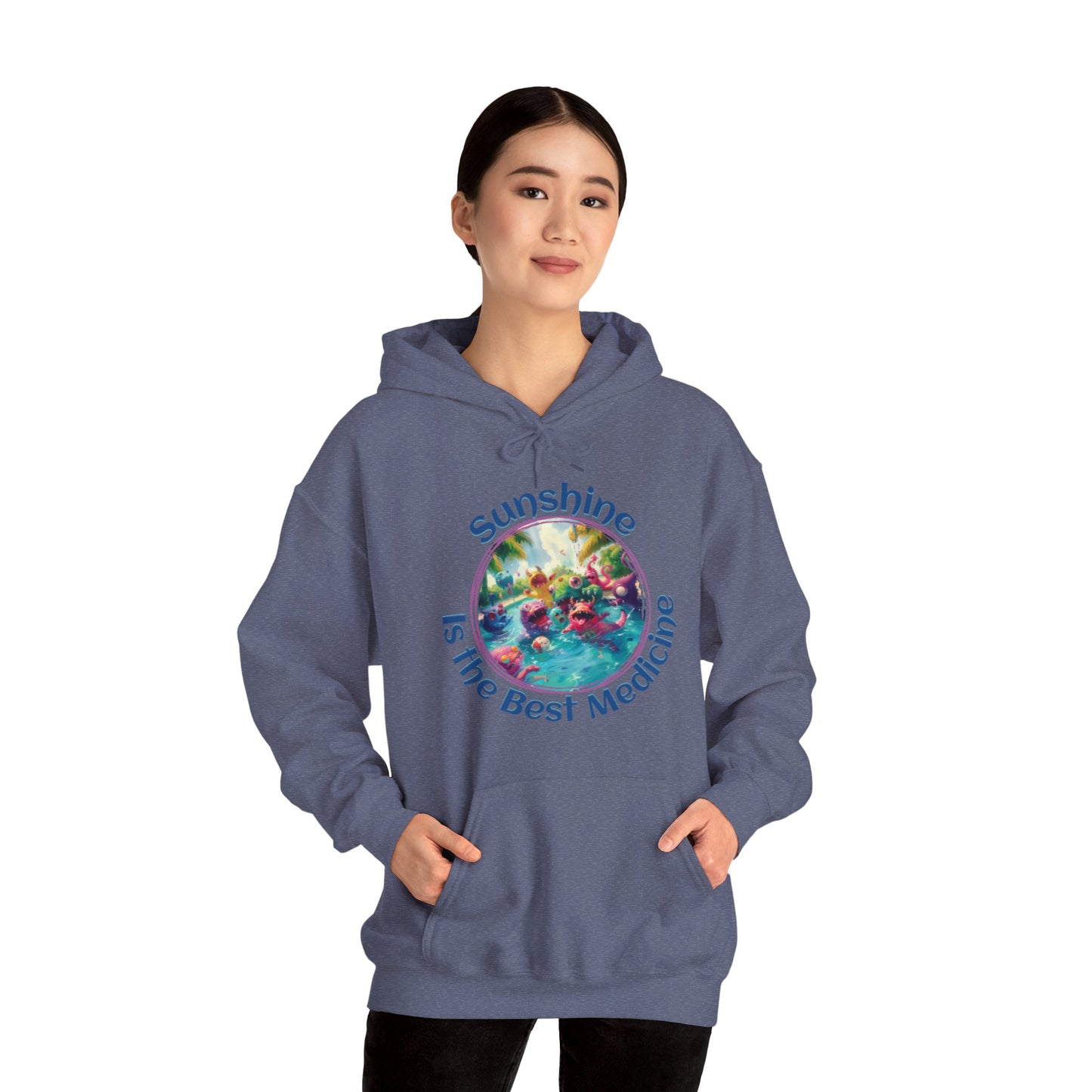 Sunshine is the Best Medicine - Unisex Heavy Blend™ Hooded Sweatshirt