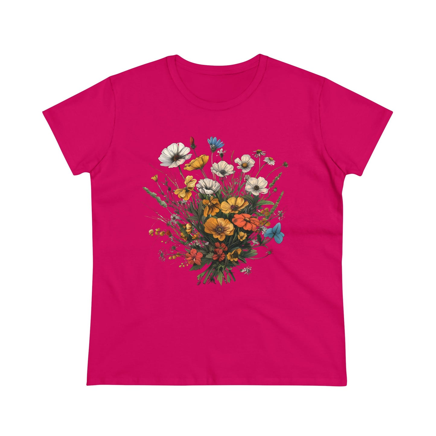 Wildflowers - Women's Midweight Cotton Tee