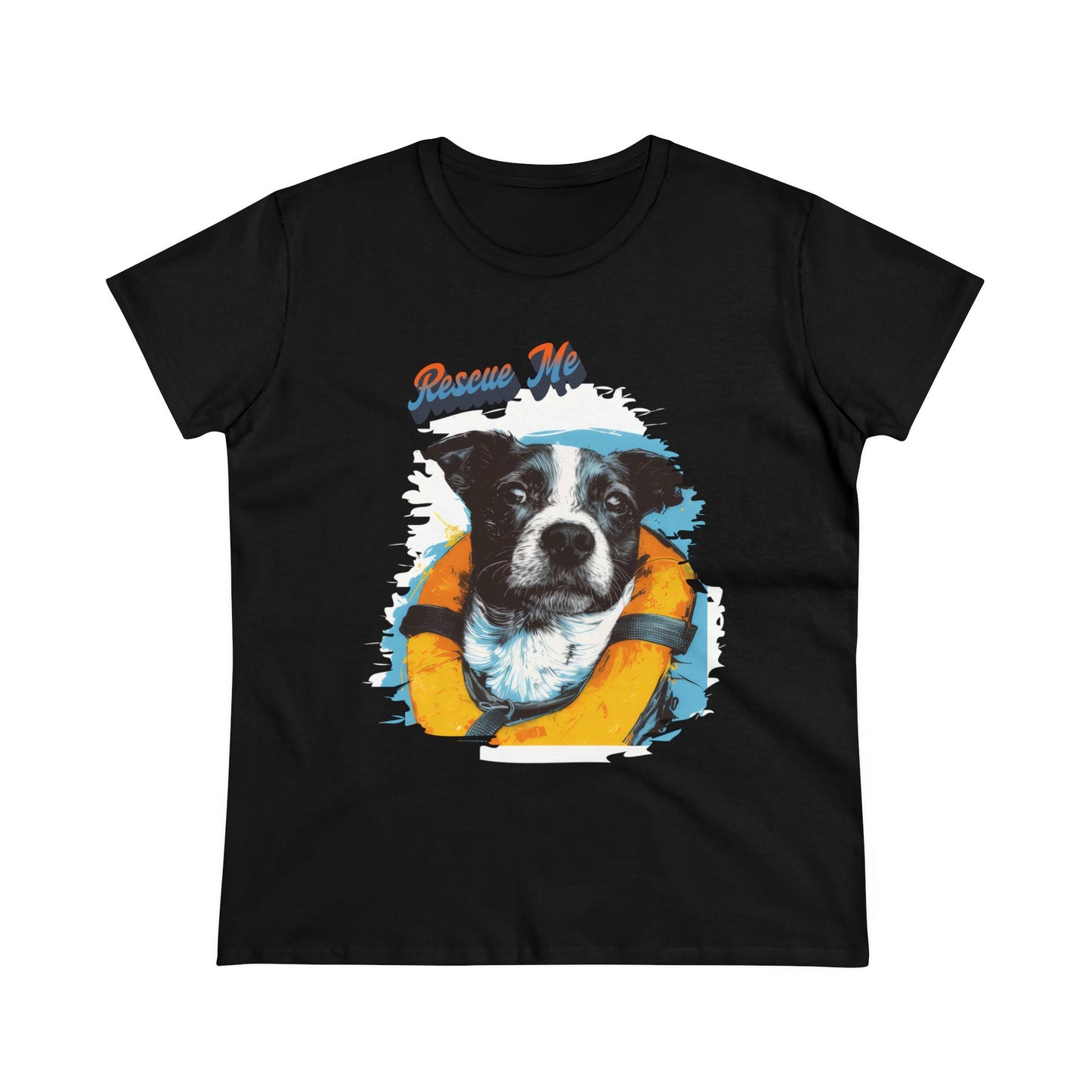 Rescue Dog - Women's Midweight Cotton Tee