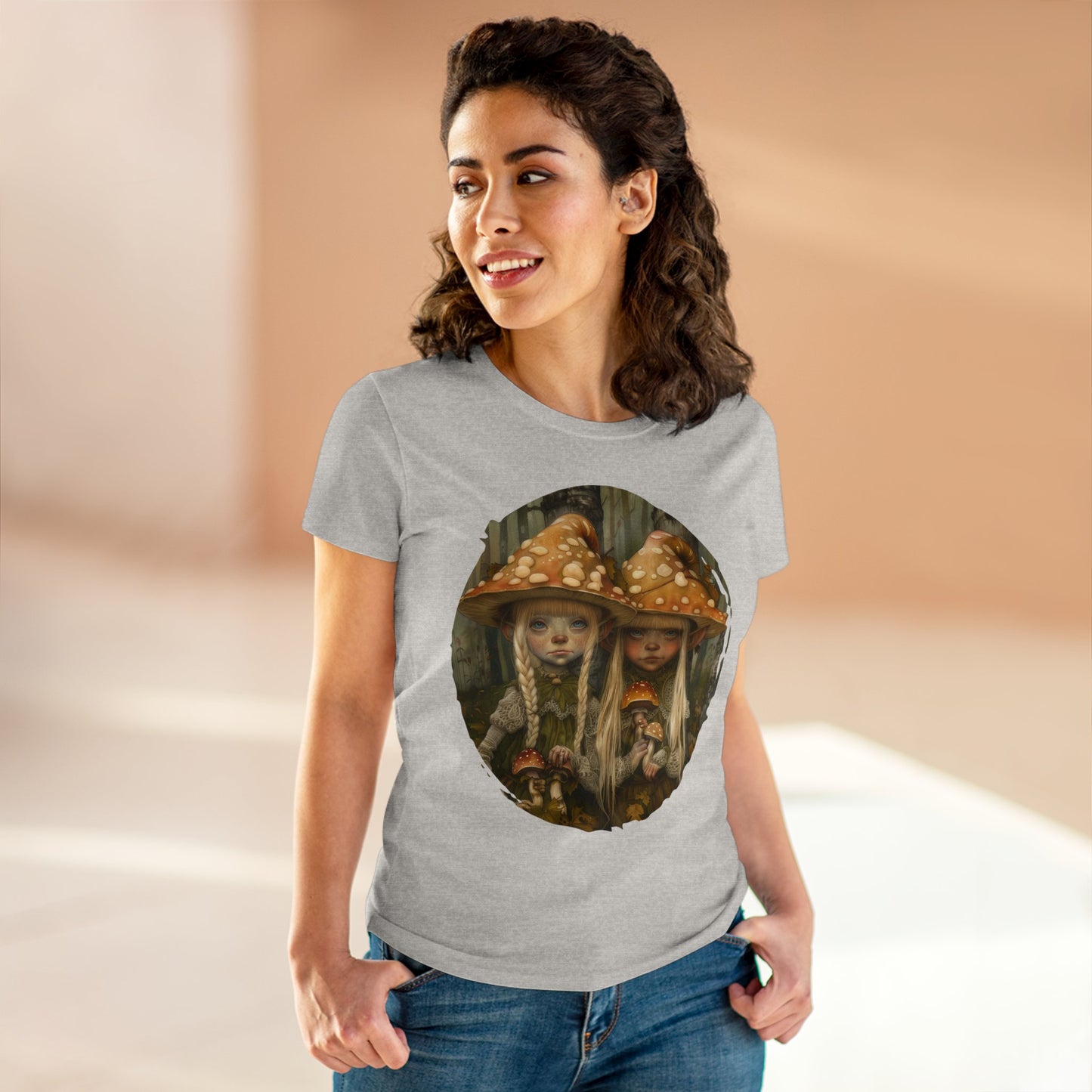 Elves - Fantasy - Women's Midweight Cotton Tee