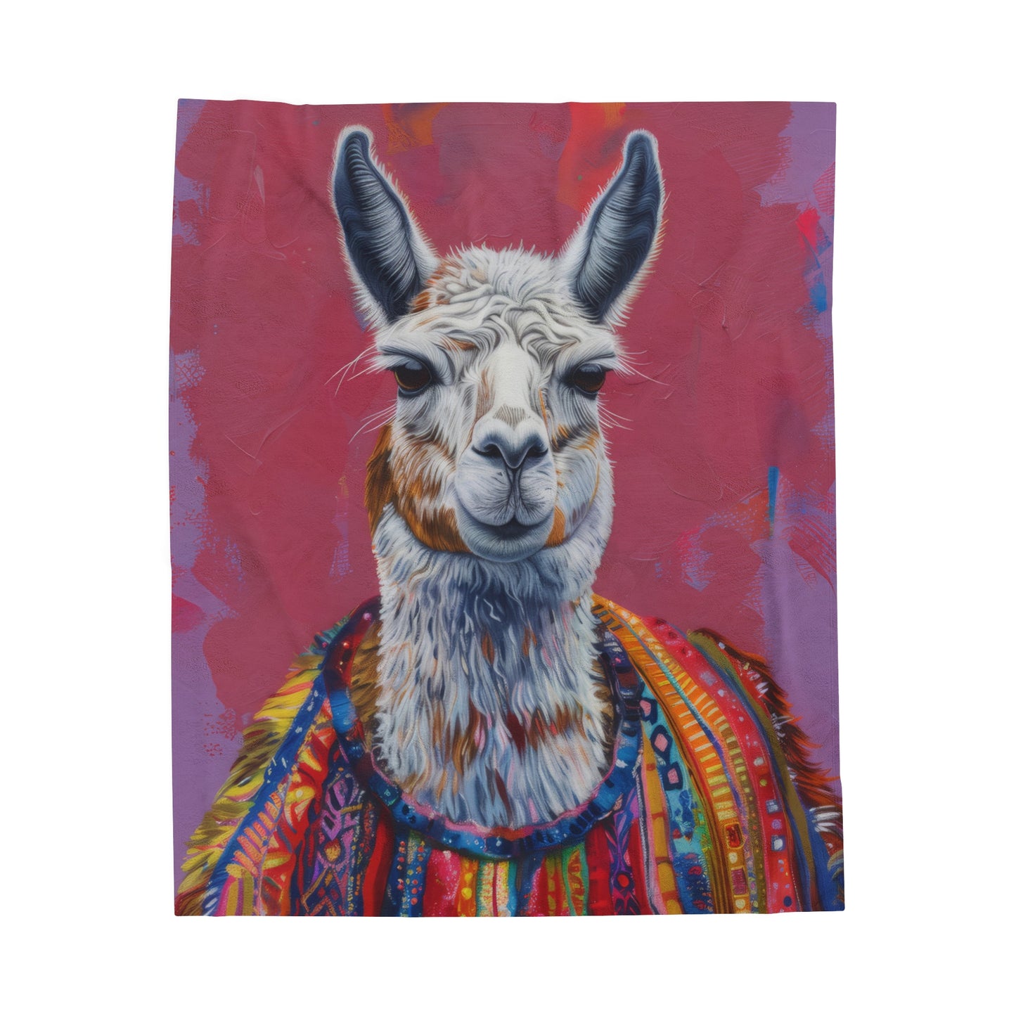 Llama - Velveteen Plush Blanket