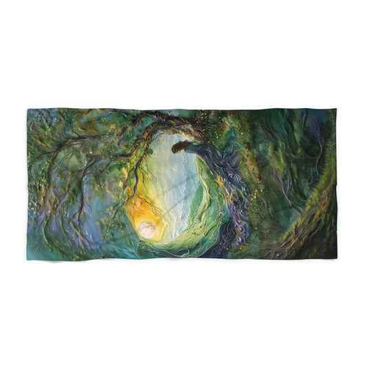 Earth Tree - Beach Towel