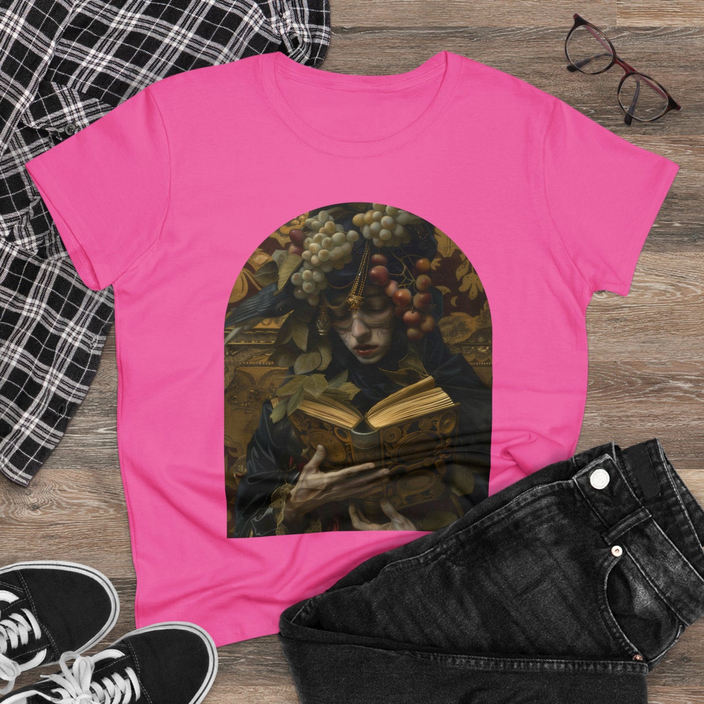 Solemn Reading - Fantasy - Women's Midweight Cotton Tee