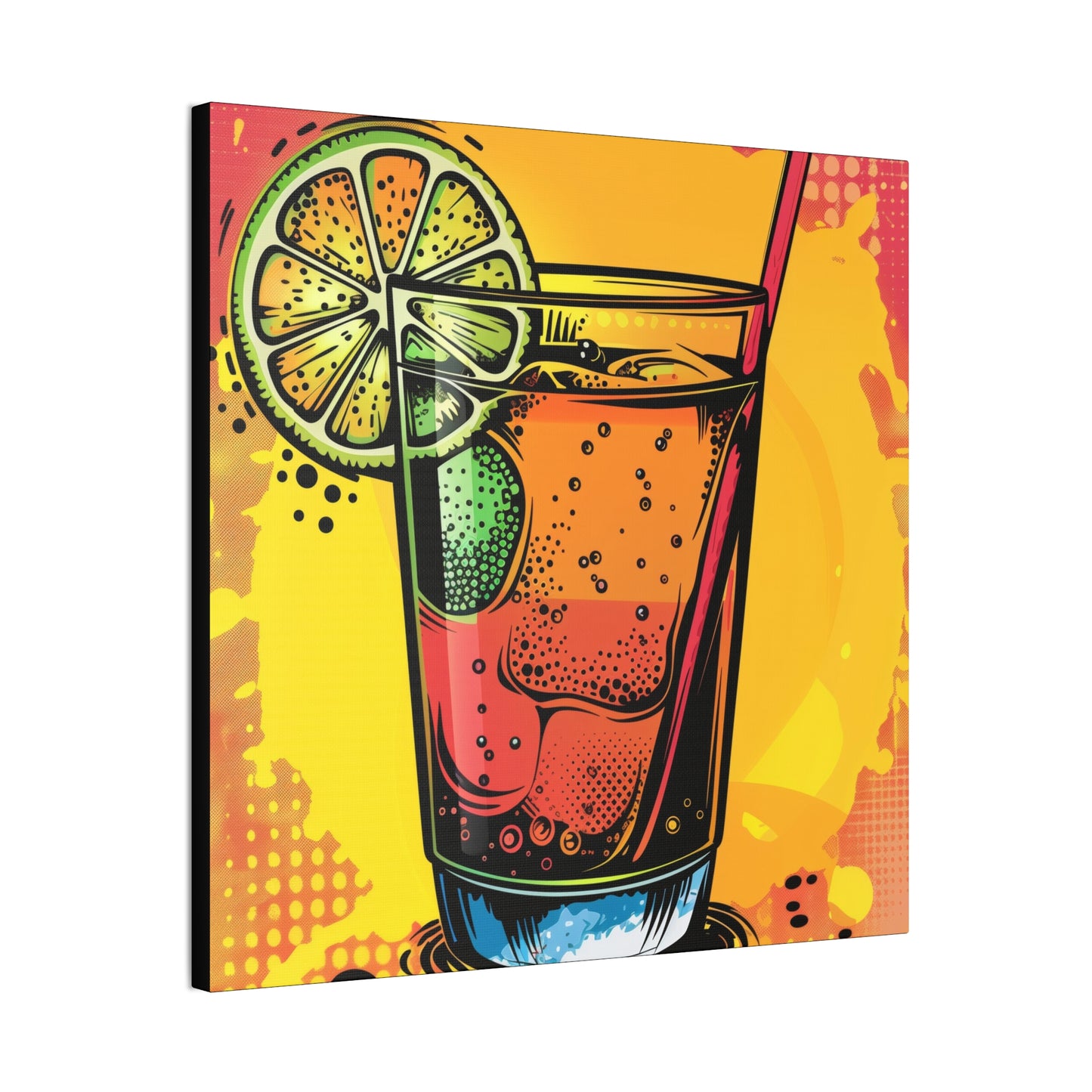 Summer Drinks - Canvas Stretched, 0.75"