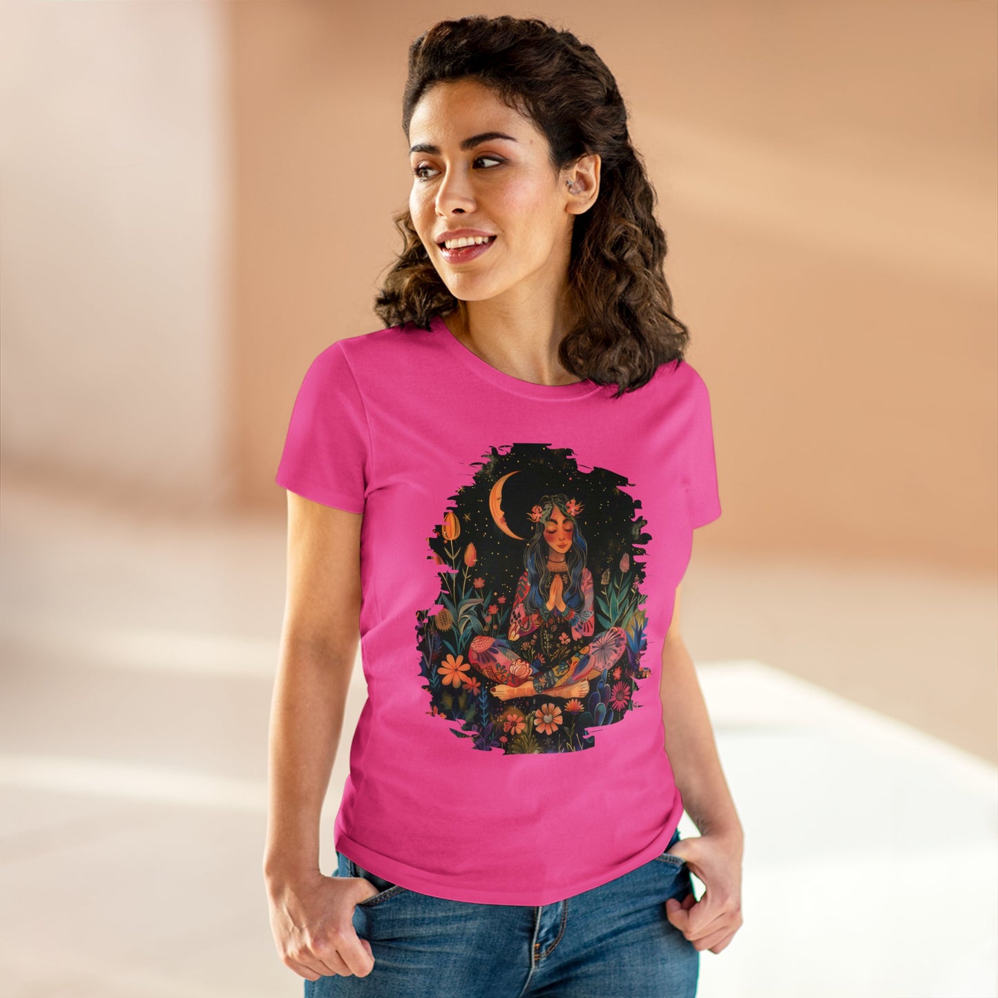 Meditation - Women's Midweight Cotton Tee