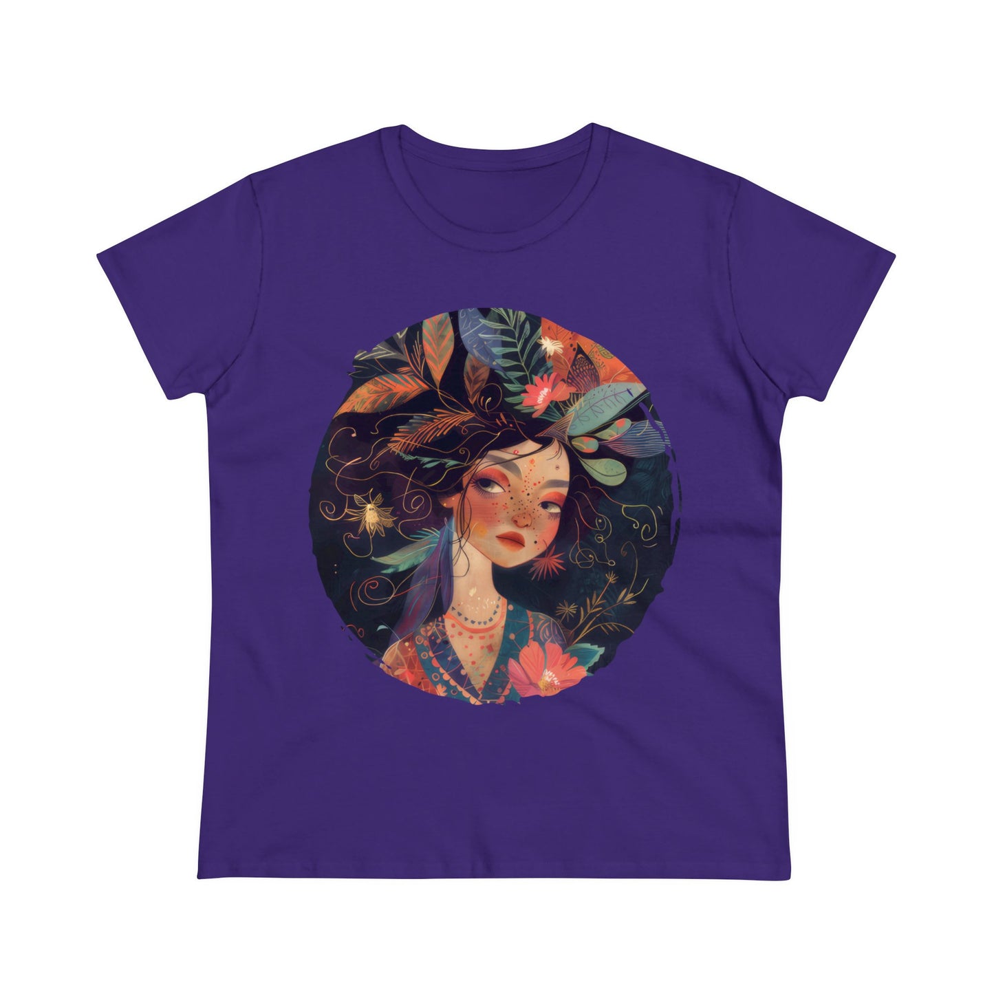 Flower Girl - Women's Midweight Cotton Tee