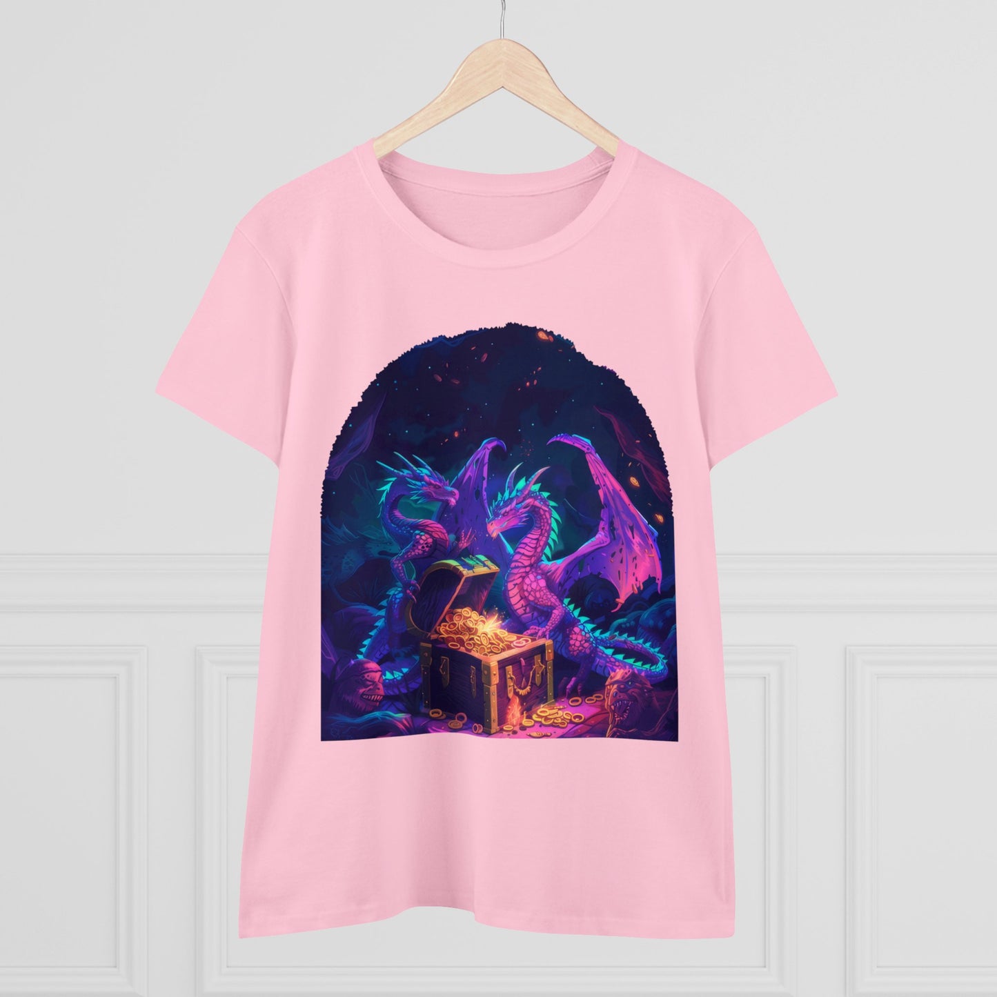 Dragons and Loot - Fantasy - Women's Midweight Cotton Tee