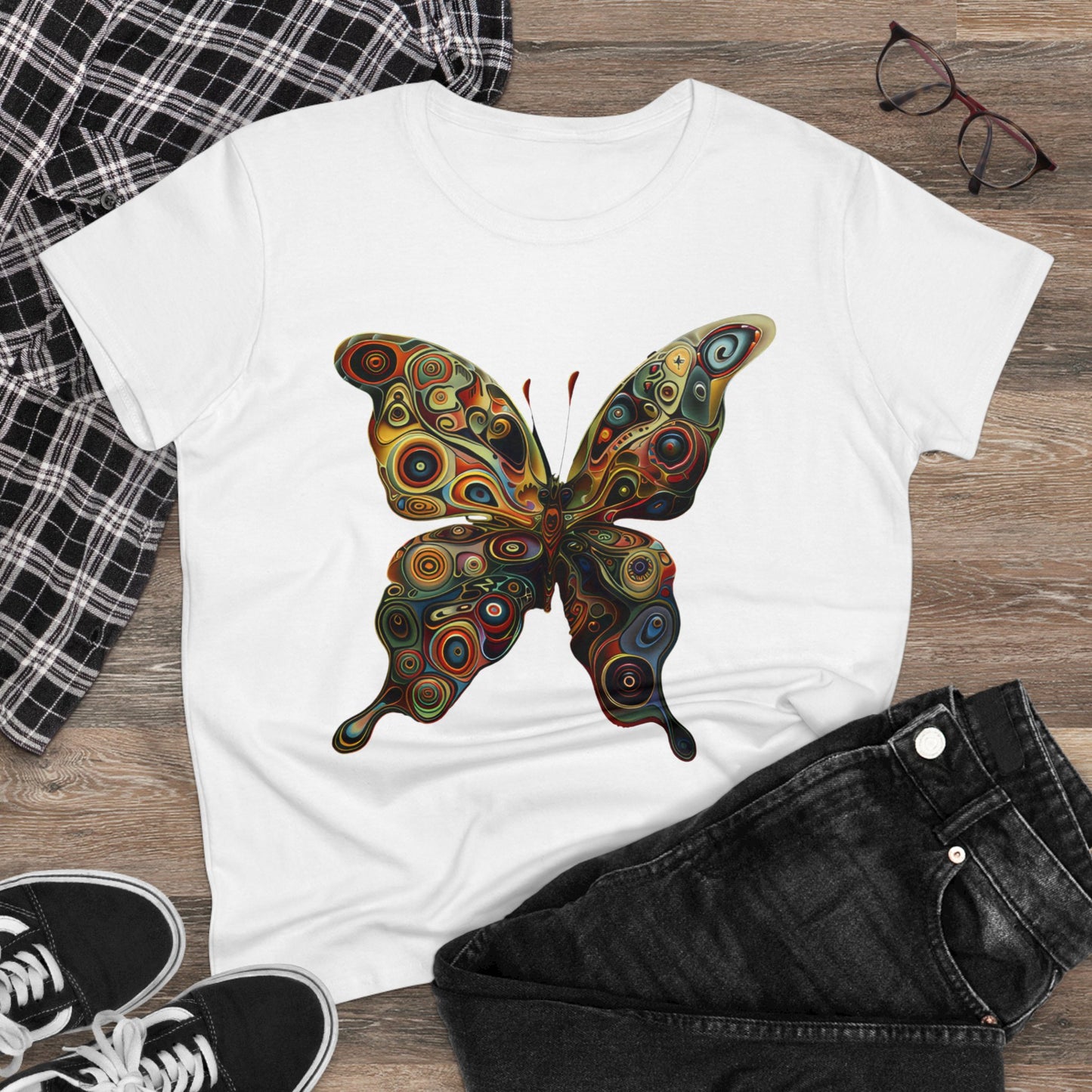 Butterfly - Women's Midweight Cotton Tee