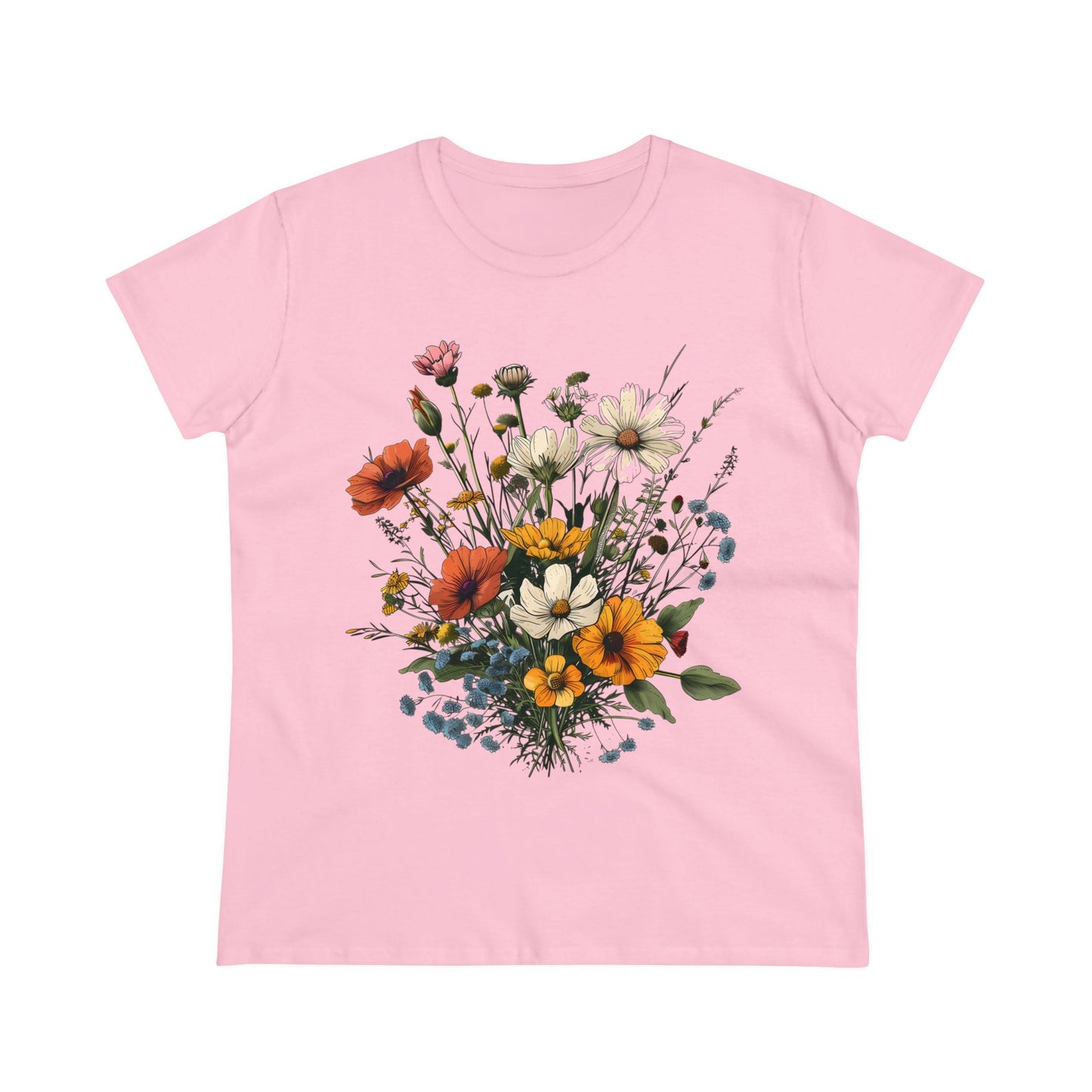 Wildflowers - Women's Midweight Cotton Tee