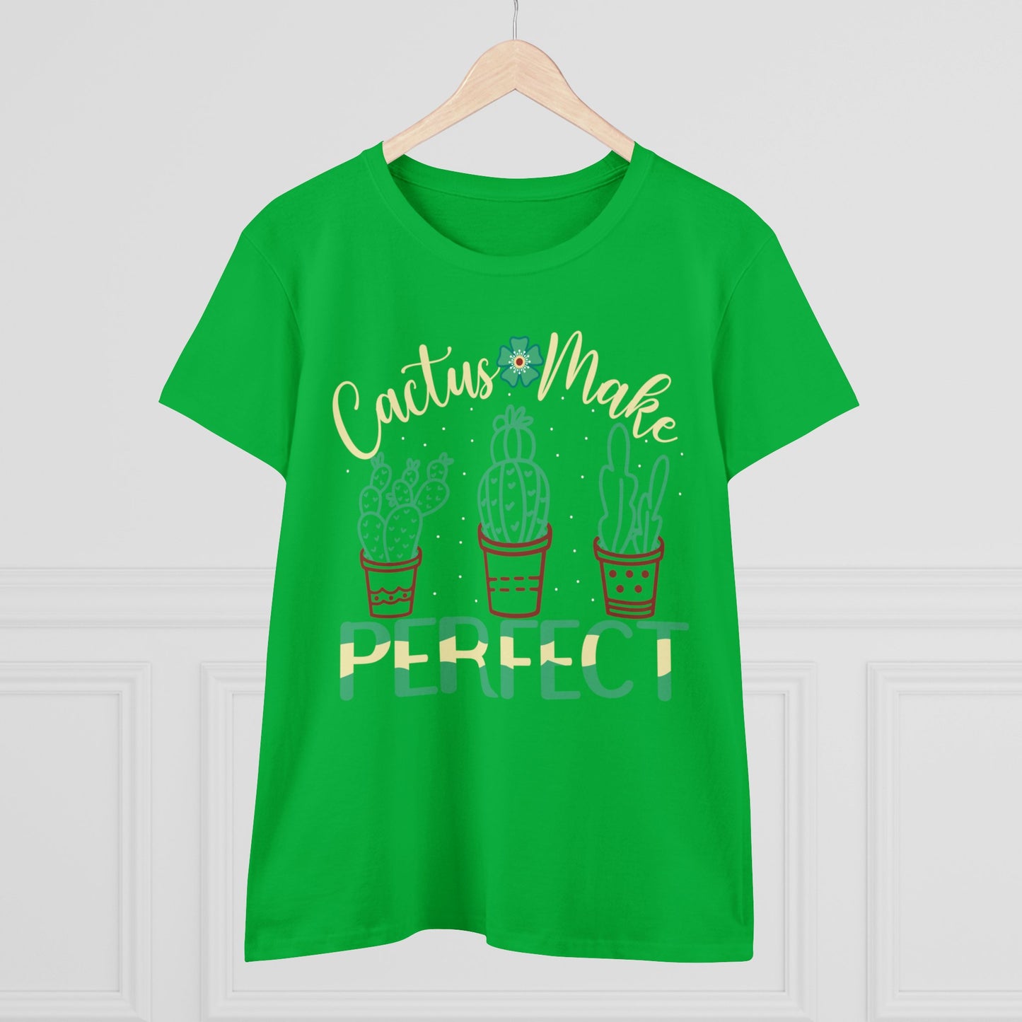 Cactus Makes Perfect - Gardening - Women's Midweight Cotton Tee