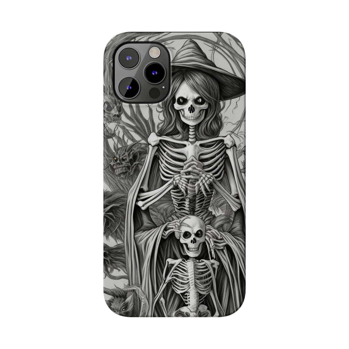 Skeleton Witch - Phone Case