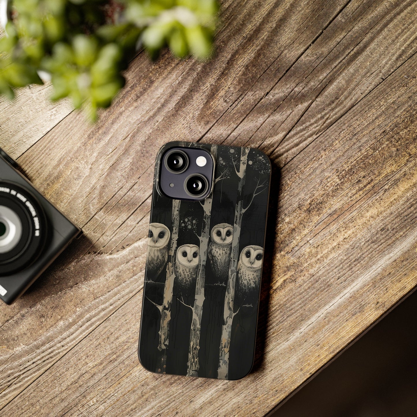 Owls at Night Phone Case