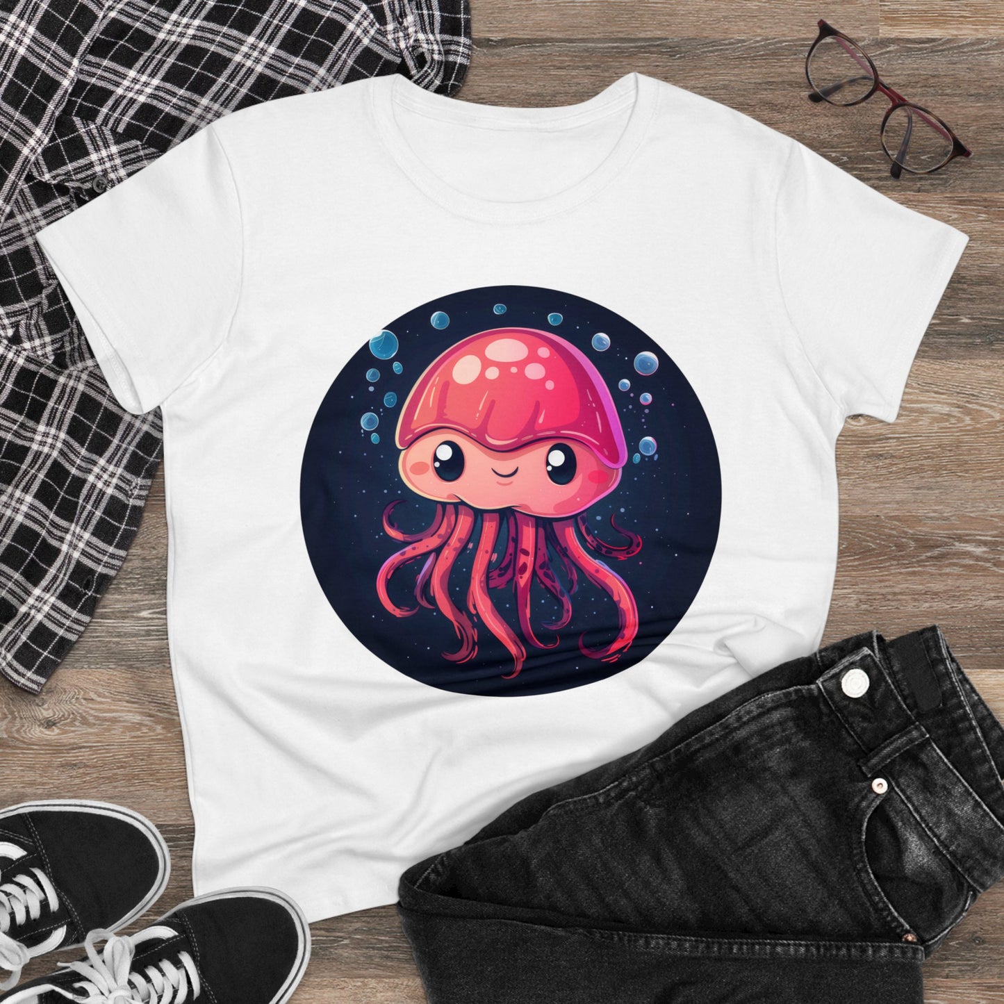 Jellyfish - Women's Midweight Cotton Tee