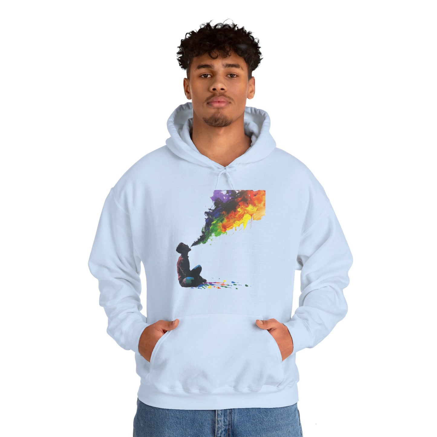 Rainbow Breath - Unisex Heavy Blend™ Hooded Sweatshirt