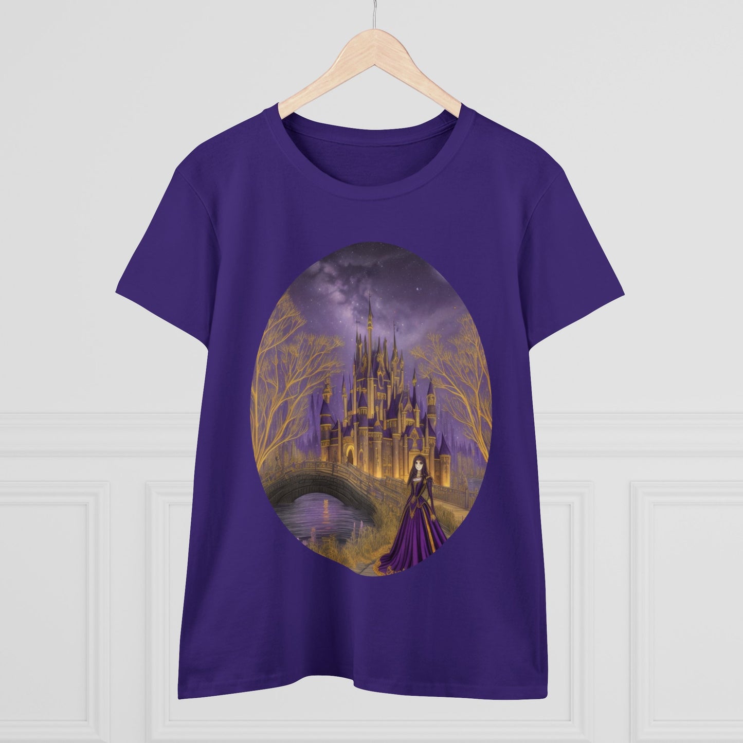 The Purple Castle - Fantasy - Women's Midweight Cotton Tee