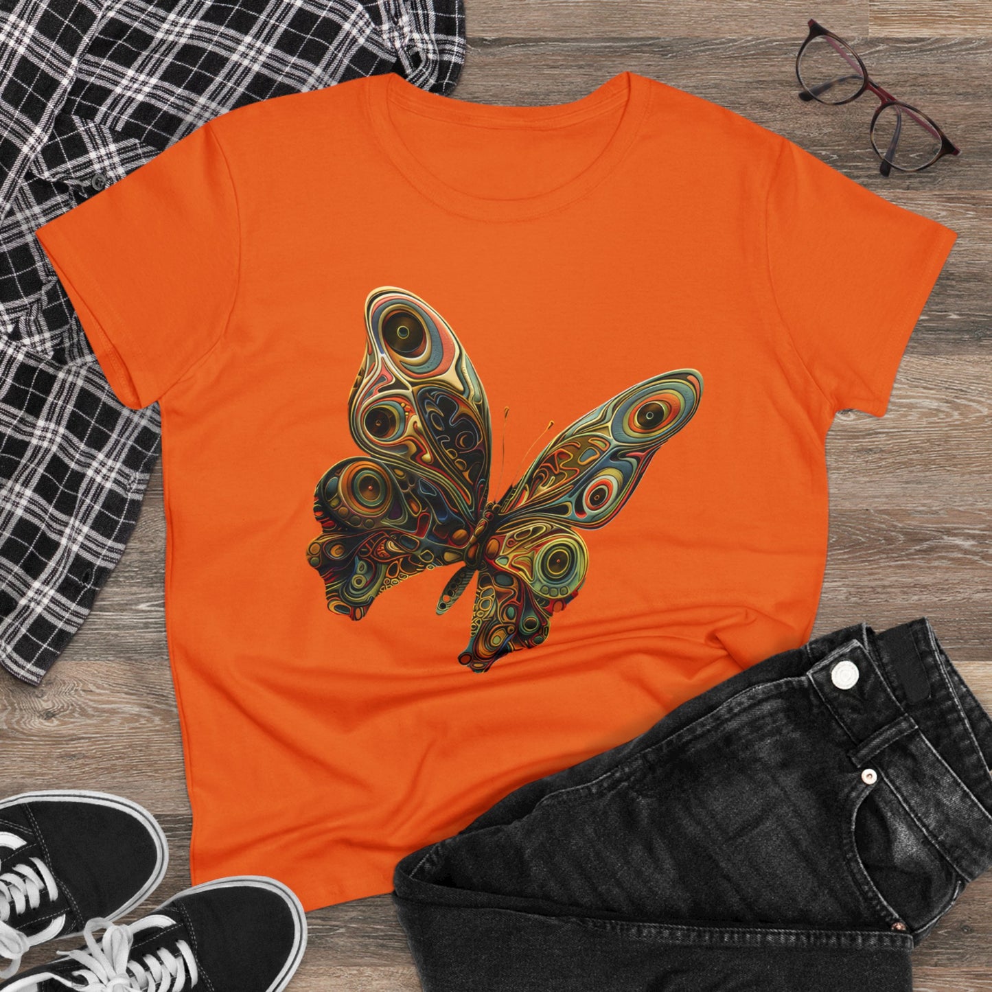 Butterfly - Women's Midweight Cotton Tee